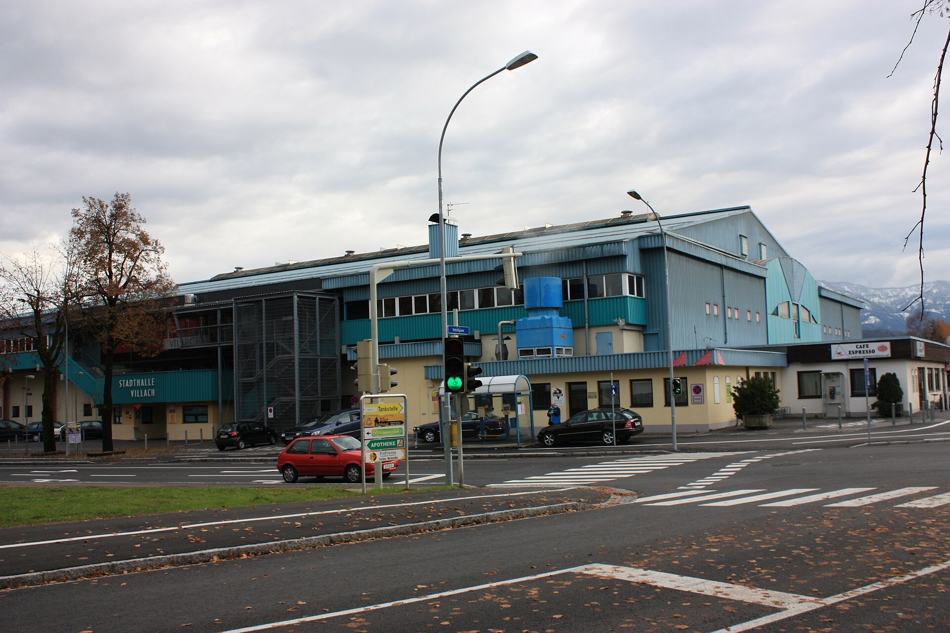 Stadthalle (Icehockey-stadium) Locality: Tiroler Straße Community: Villach