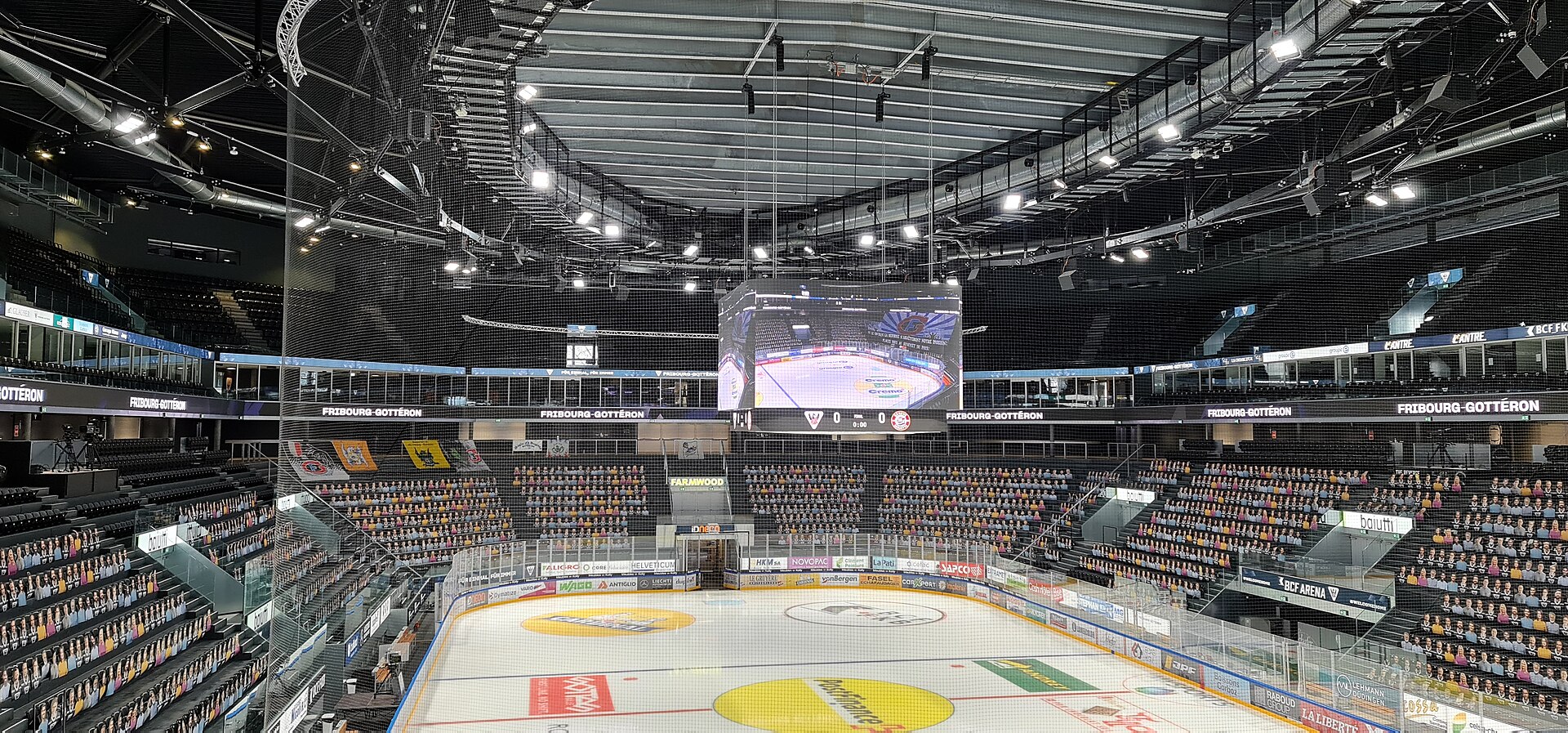 Stadium of the HC Fribourg-Gottéron (HCFG)