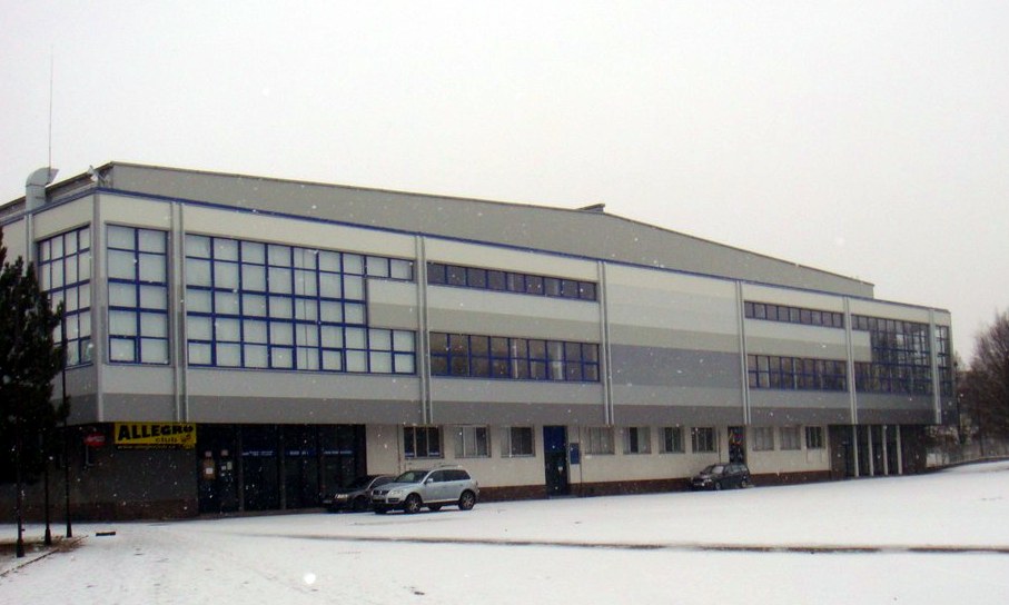 Zimní stadion v Táboře - jižní vchod