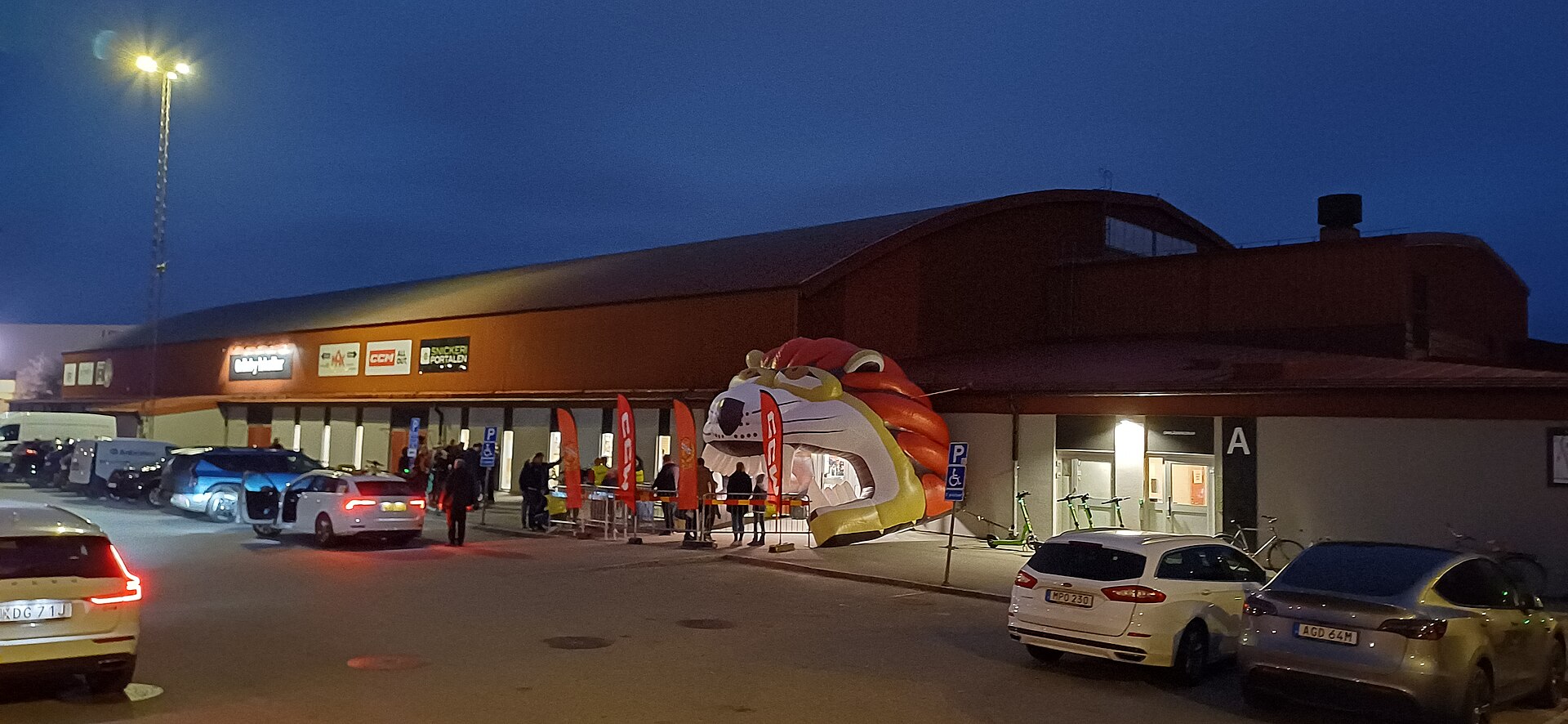 Gränby ishall A-hallen under matchdag mellan Almtuna - Djurgården 2024-10-18