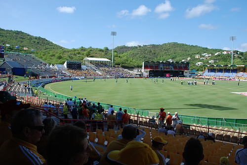 The 2010 ICC World T20 tournament in progress at St.Lucia