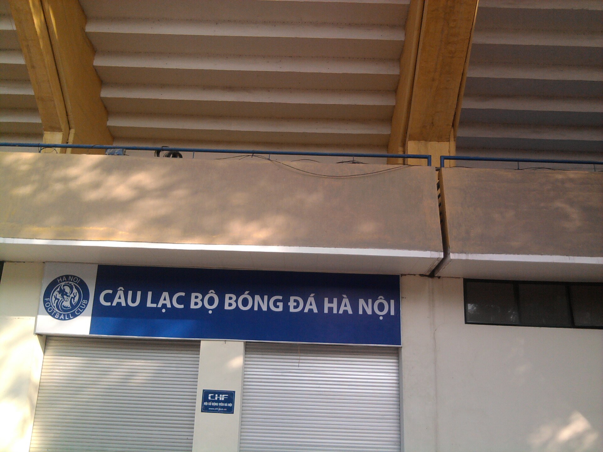 Gate of Hàng Đẫy Stadium, Hanoi.