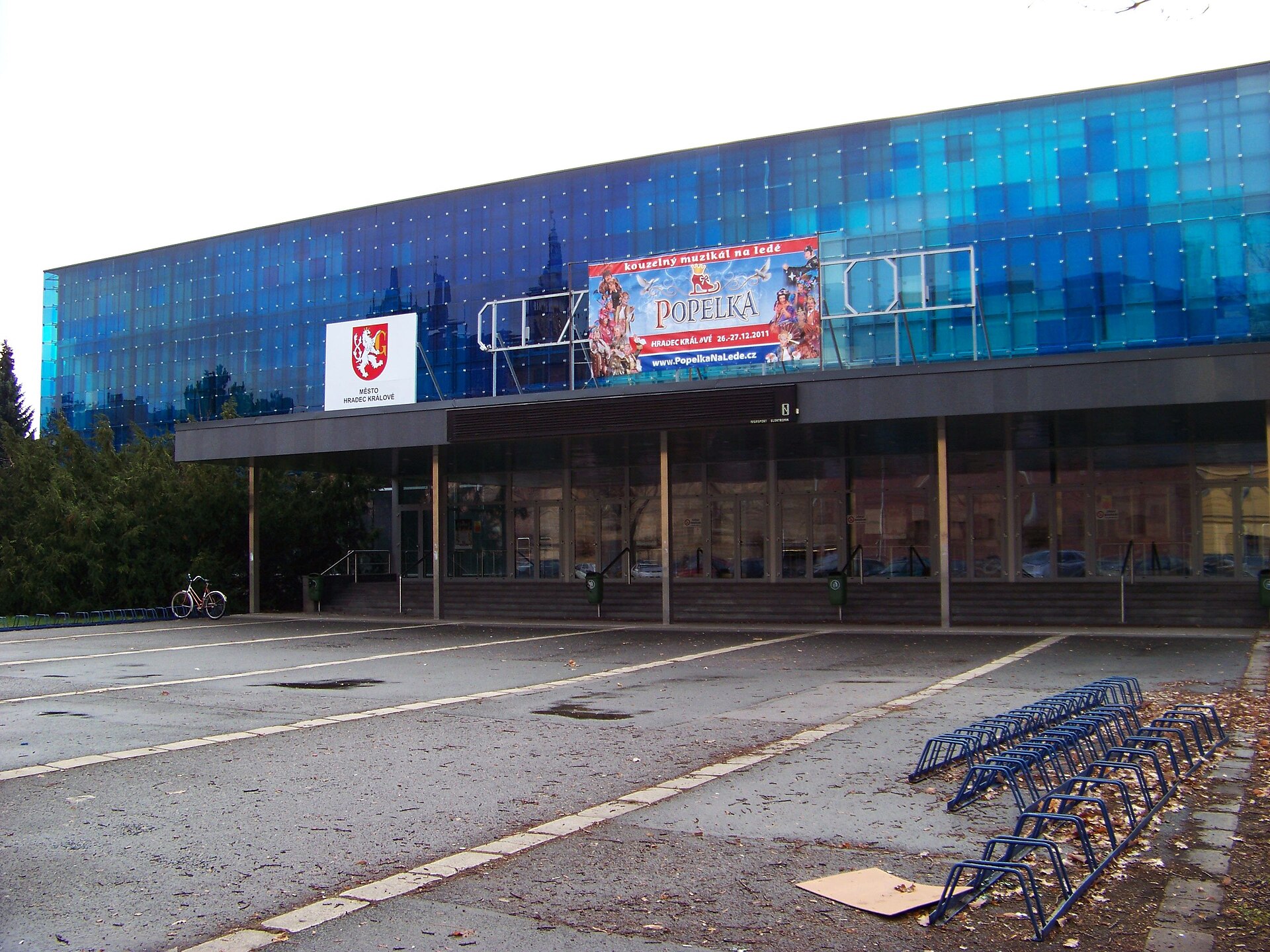 Hradec Králové , Hradec Králové District , Hradec Králové Region , the Czech Republic . Komenského street, ice hockey stadium.
