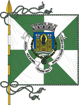 Flag of Porto municipality - Portugal.