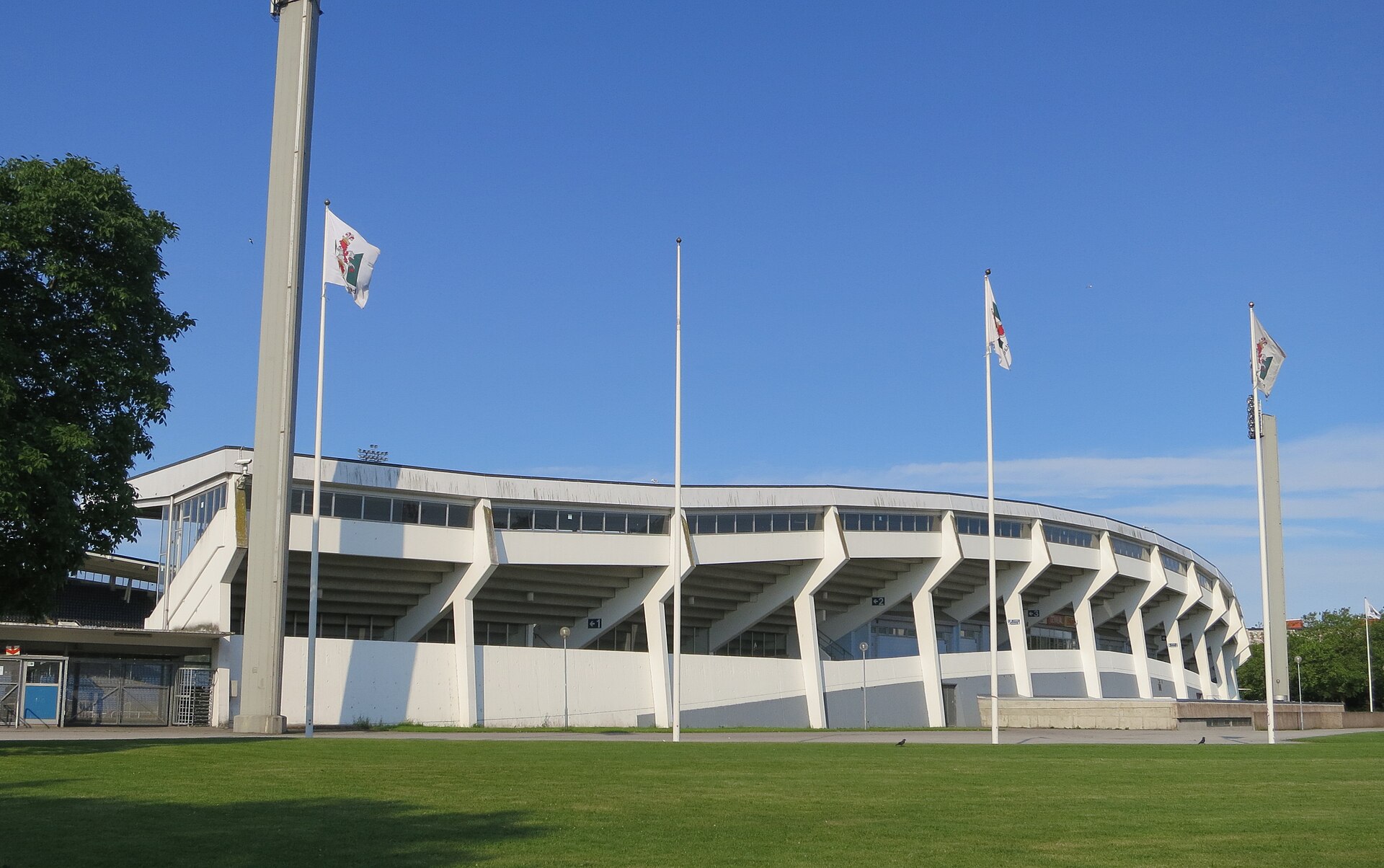 Norra läktaren på Malmö stadion