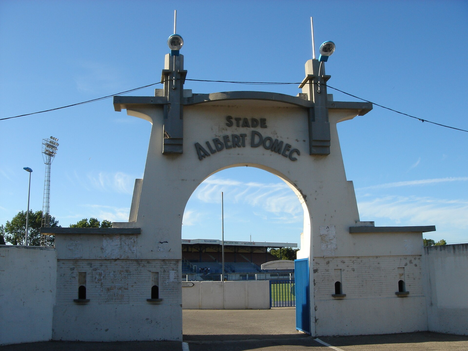 Entrée du stade Albert Domec de Carcassonne