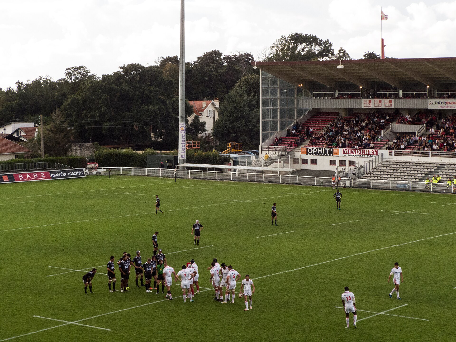 rugby union friendly match ‒ 10 August 2017, Parc des Sports Aguiléra . Match between: Biarritz Olympique ‒ US Dax