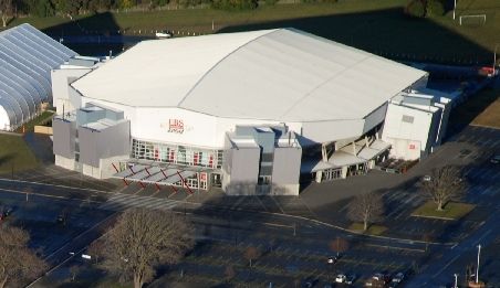 Helicopter flight over Christchurch in July 2012.