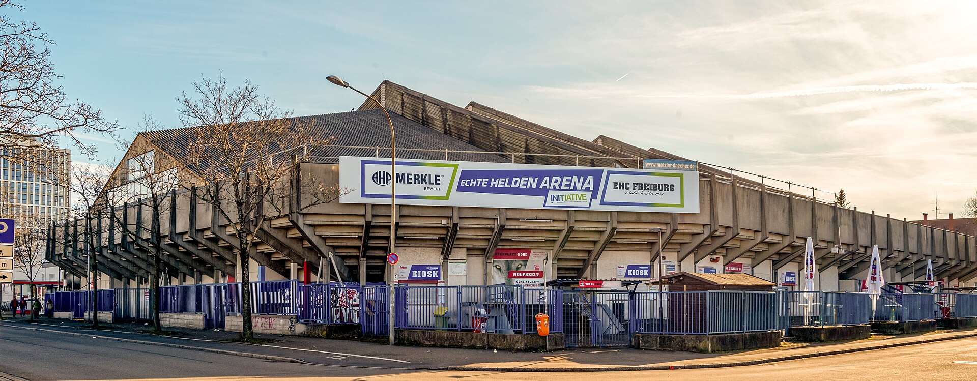 Die Eissporthalle in Freiburg im Breisgau