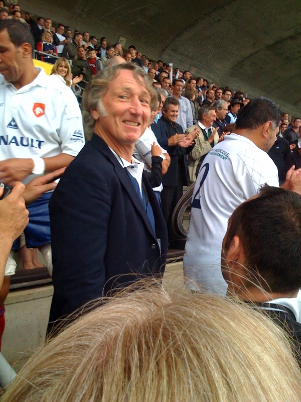 Mr JPR Williams at the France vs British Lions Classic match in Mont de Marsan