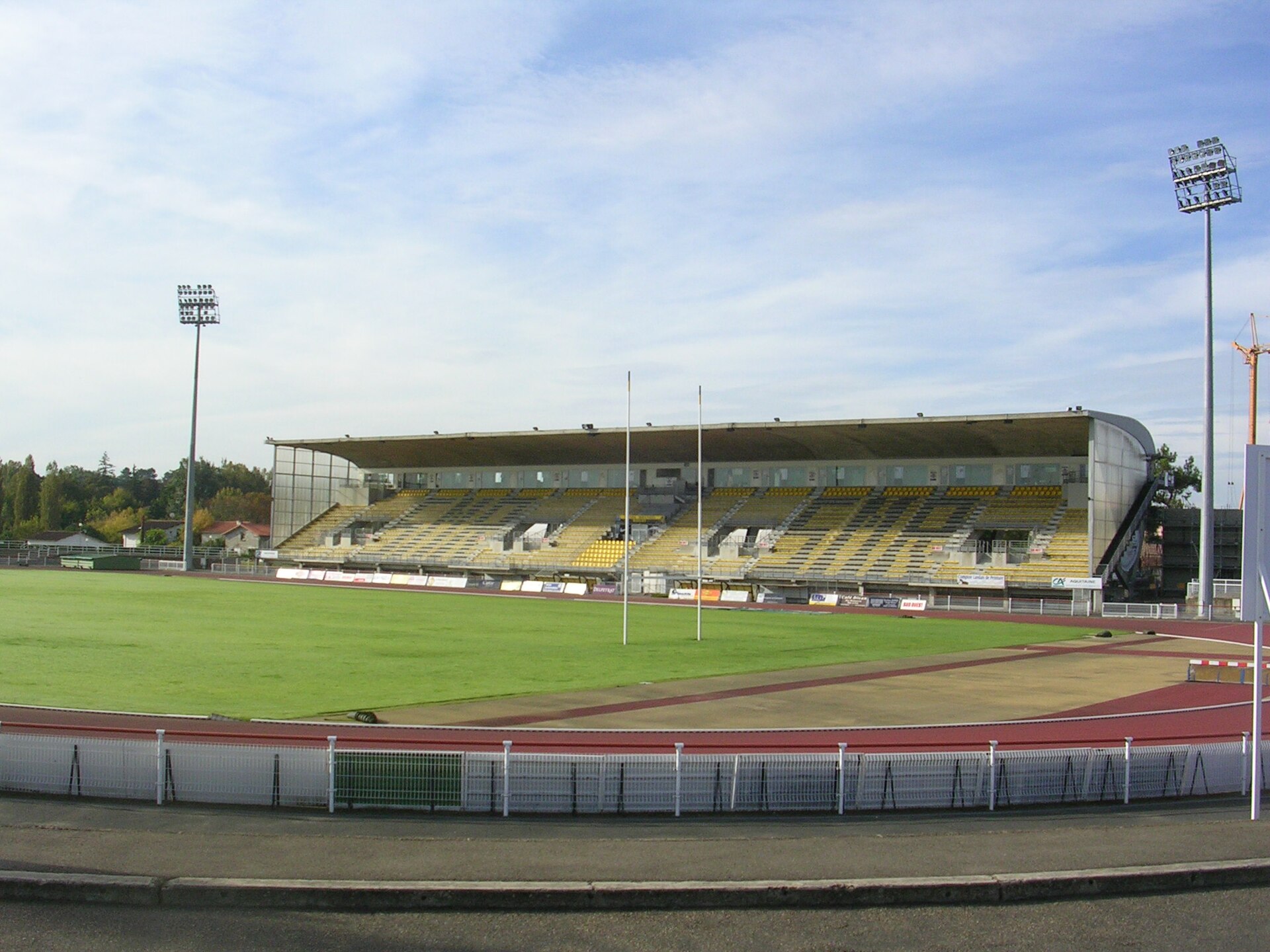 Stade Guy Boniface à Mont-de-Marsan (Landes, France)