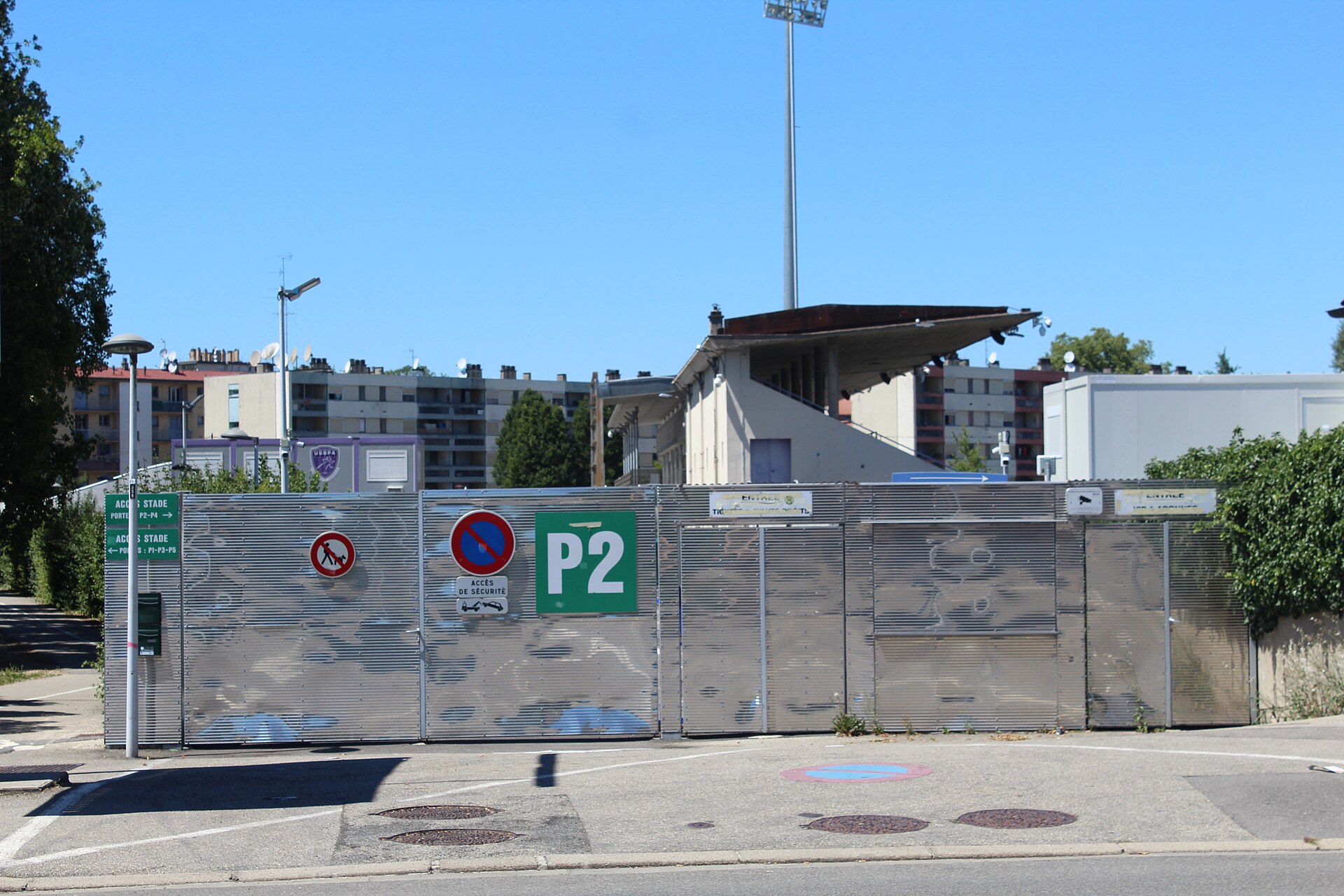 Stade Marcel-Verchère, Bourg-en-Bresse.