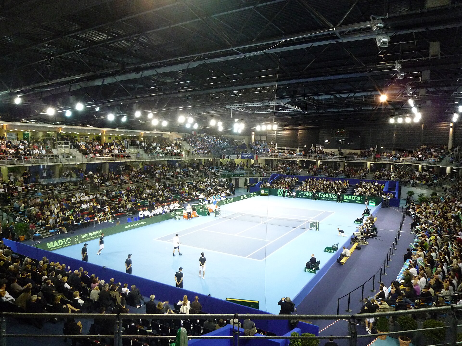 Coupe Davis 2010 in Toulon. First round (World Group) : France vs Germany.