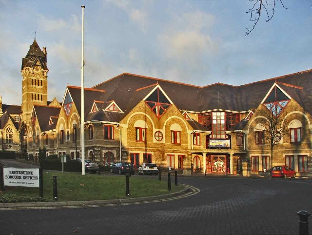Broxbourne Borough Offices, Churchgate, Cheshunt, Hertfordshire.