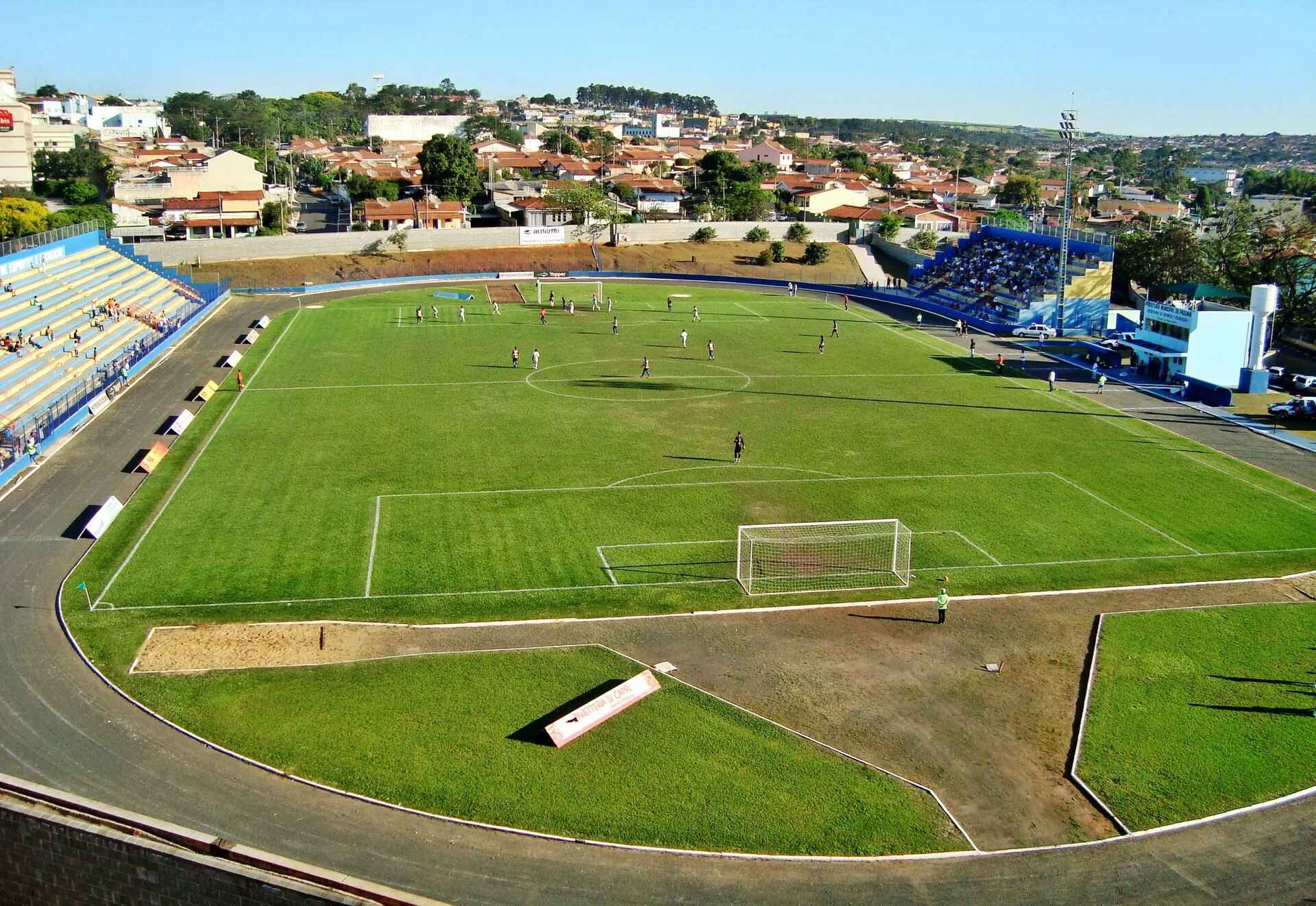 Vista do Estádio Municipal Luís Perissinoto, em Paulínia .