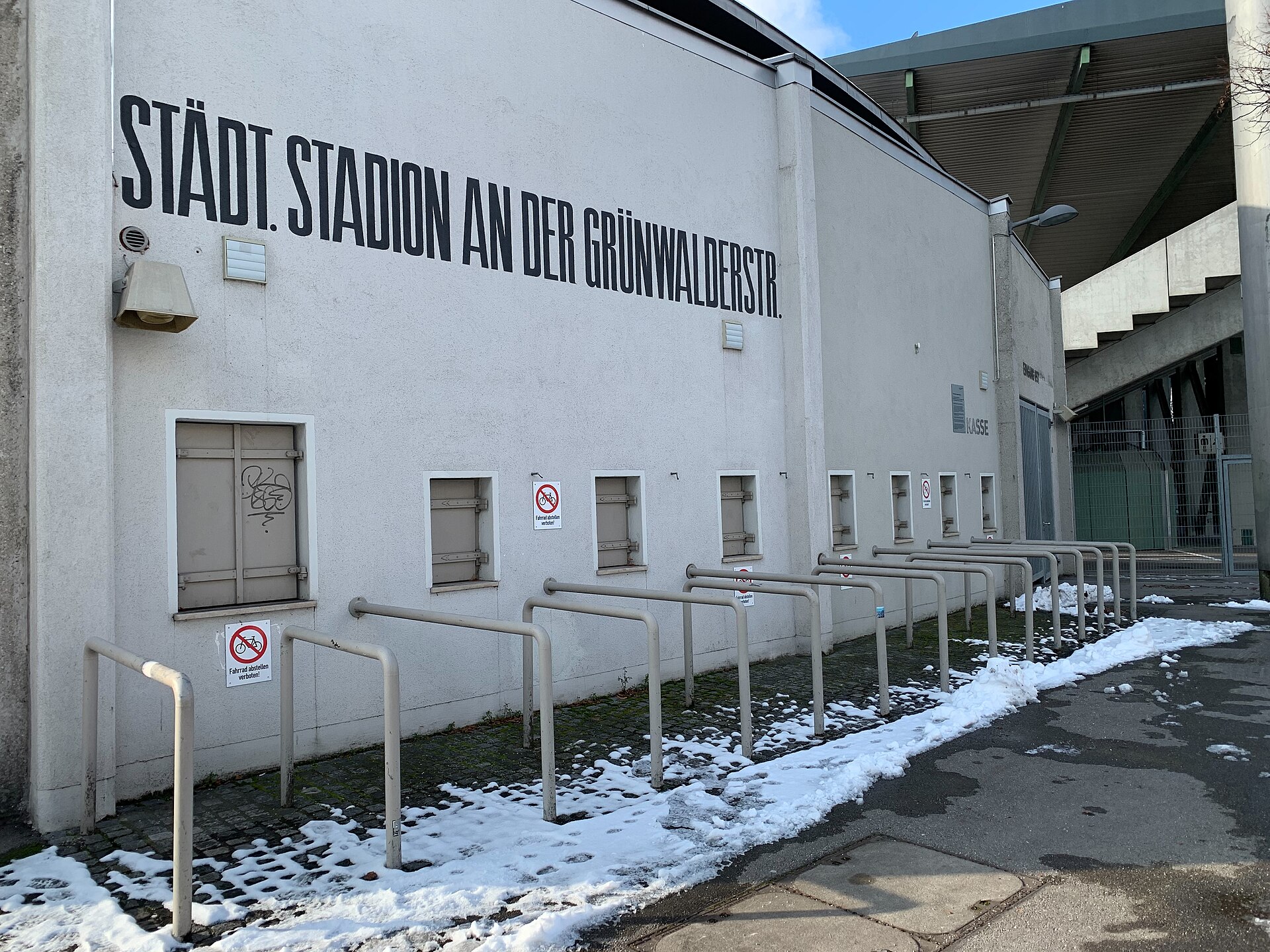 Grünwalder Stadion, München, Deutschland, Januar 2021