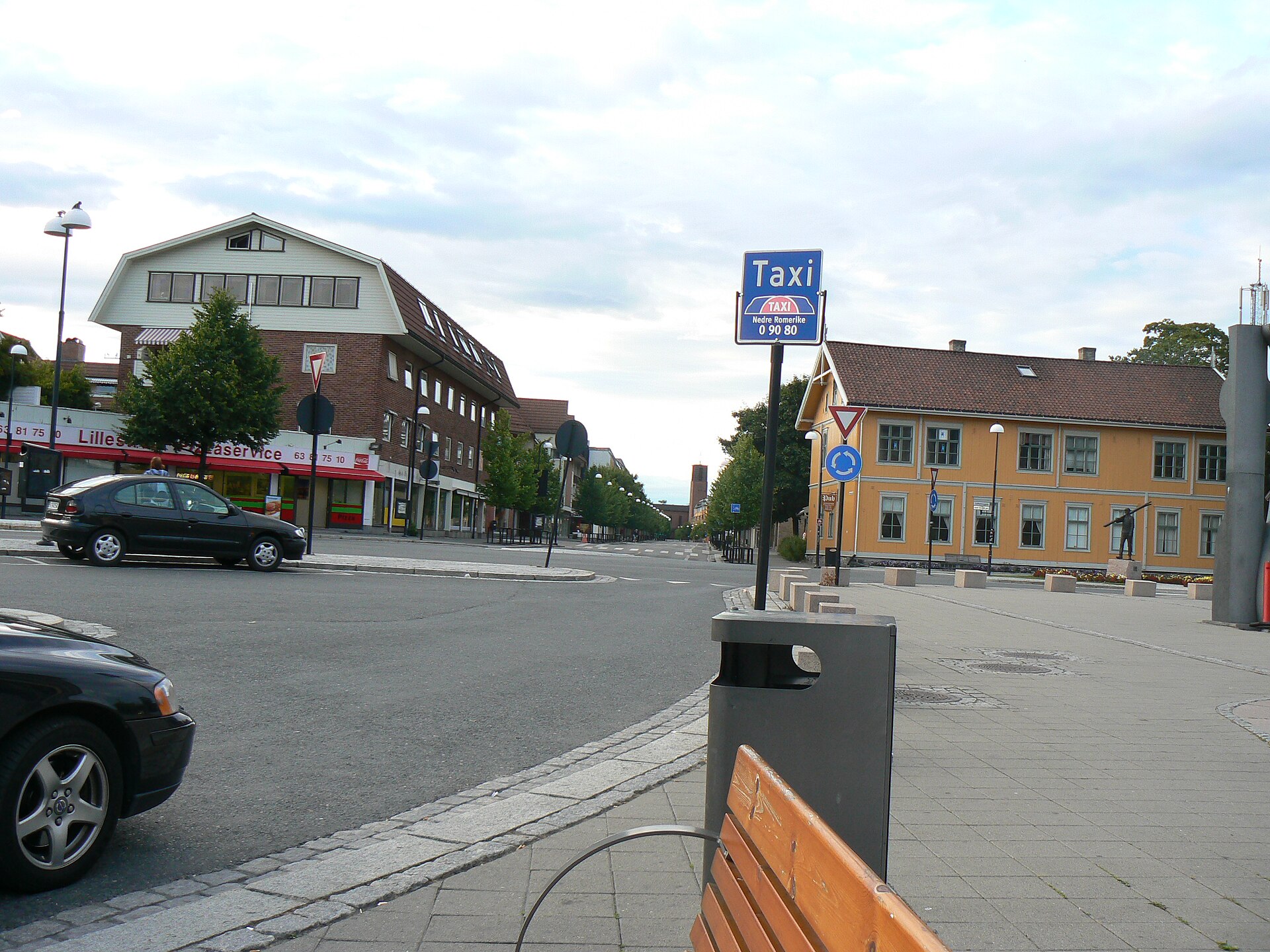 Street view from Lillestrøm, Norway