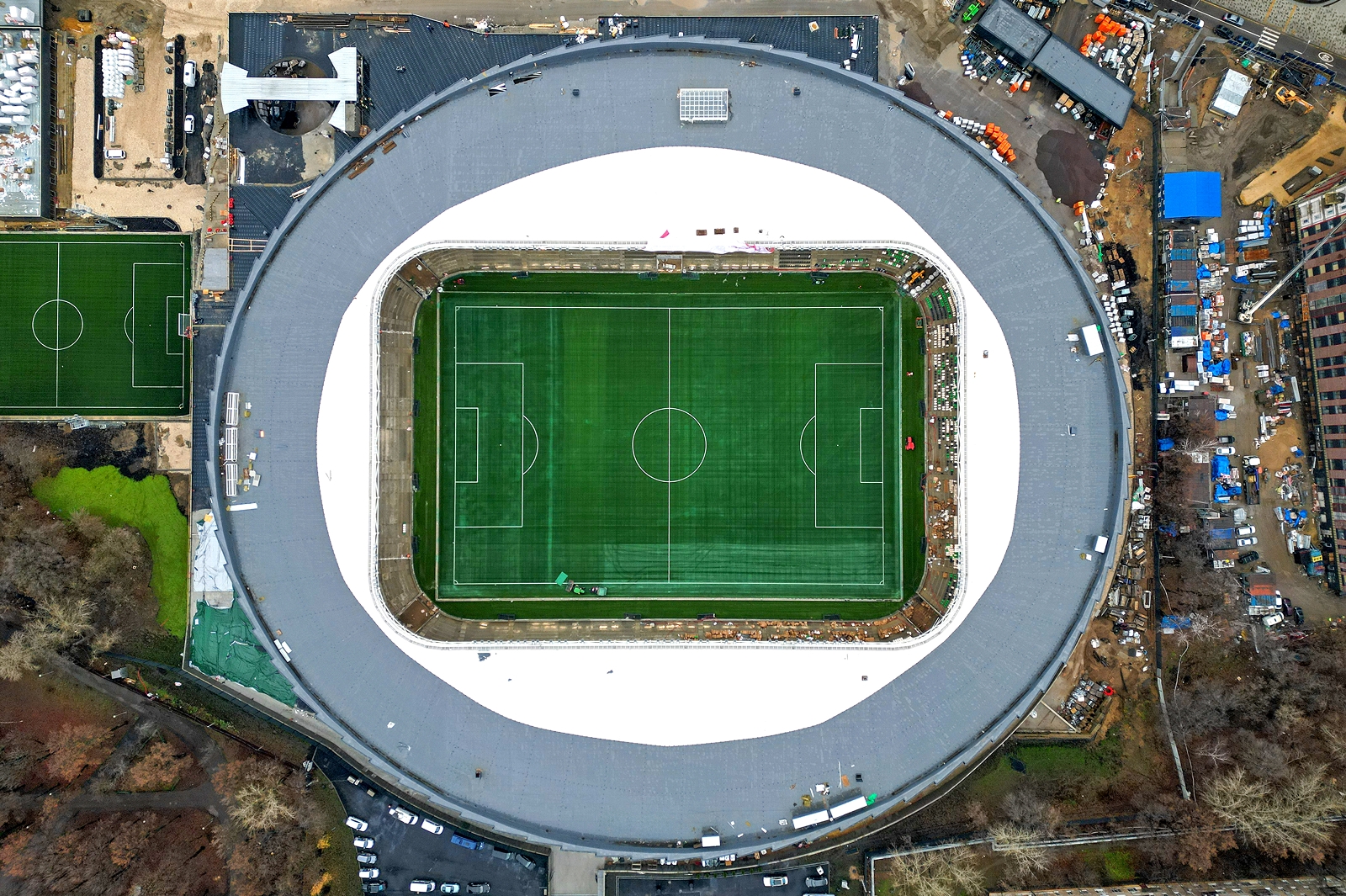 Moscow, reconstruction of Torpedo stadium