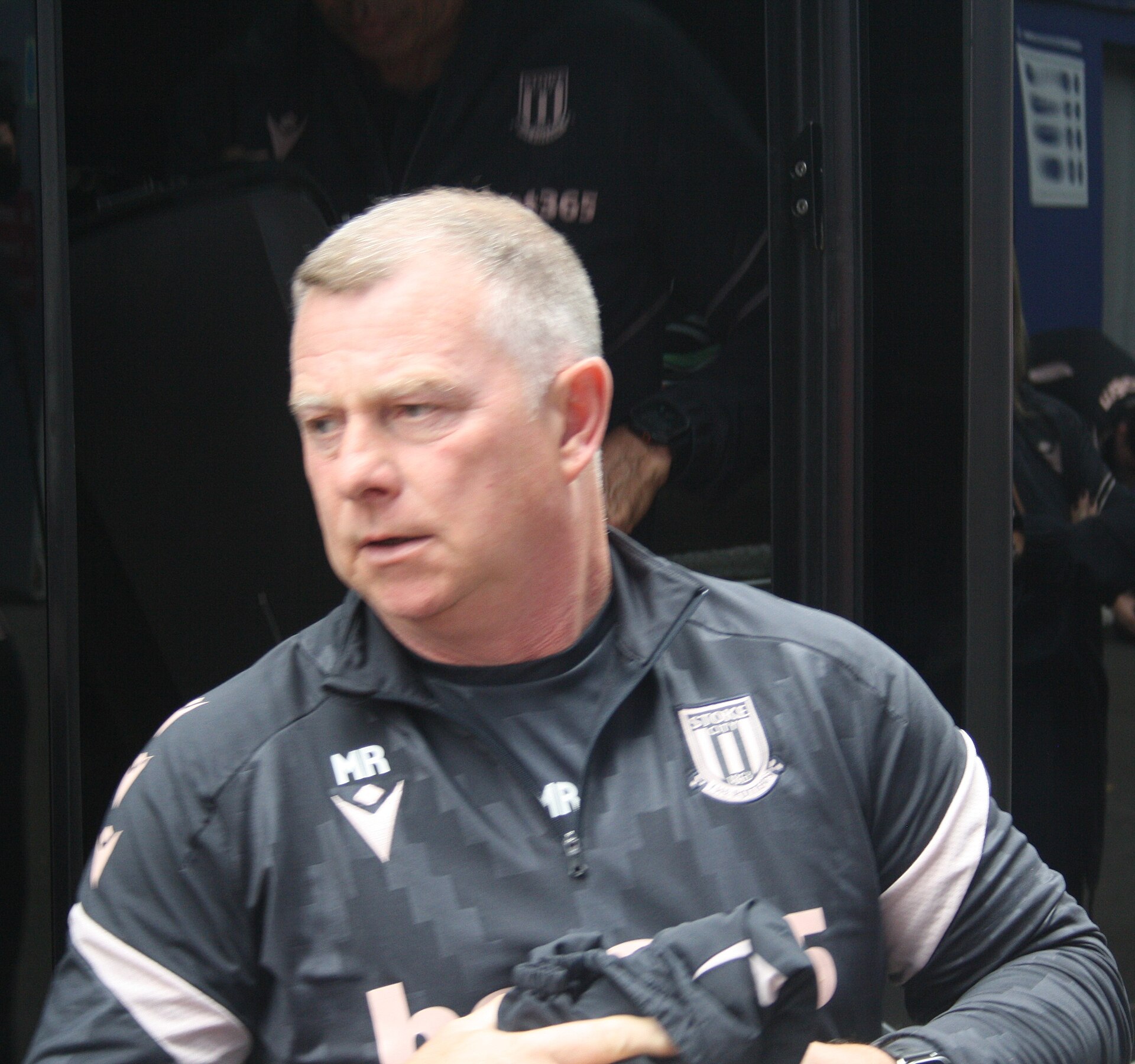 Mark Robins arriving at Loftus Road prior to the match between Queens Park Rangers and Stoke City.