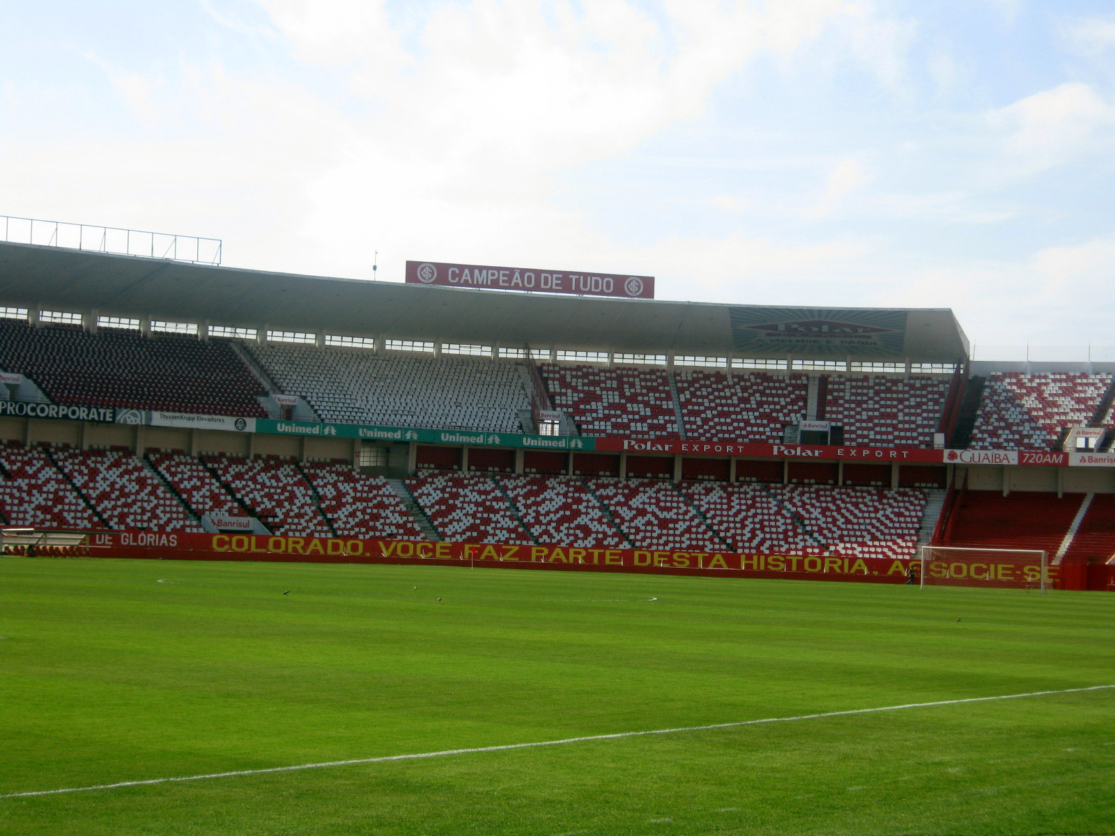 The stadium will be completely refurbished for the 2014 World Cup.