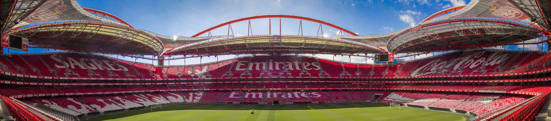 Stadium of the Luz with the new Sponsor High Resolution