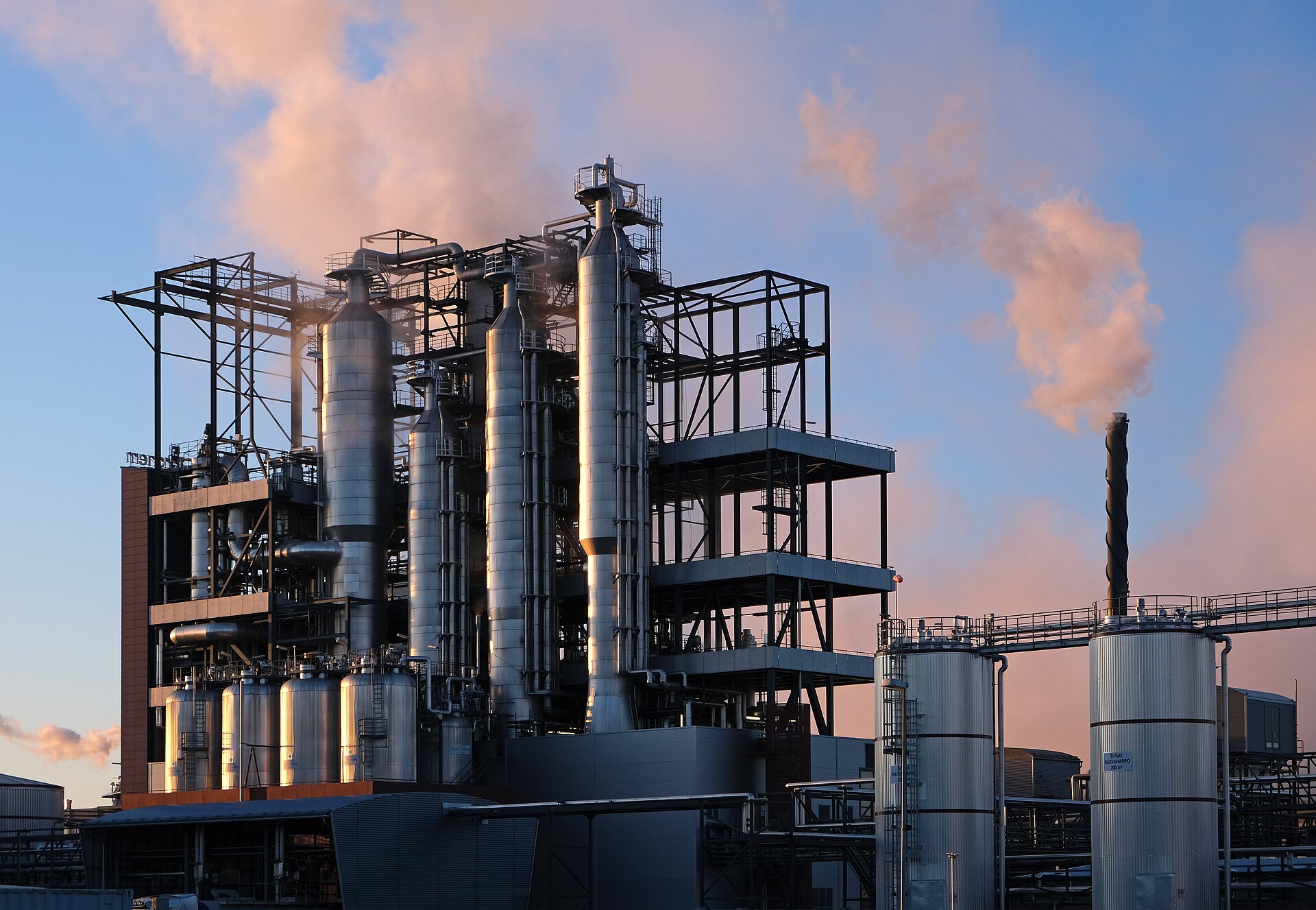 Forchem tall oil refinery, Rauma, Finland.