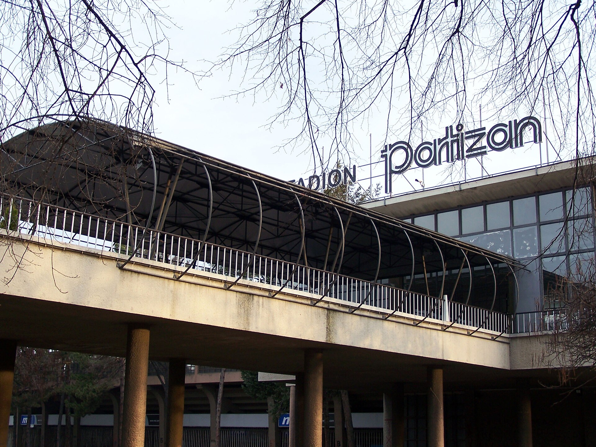 Partizan Stadium in Belgrade