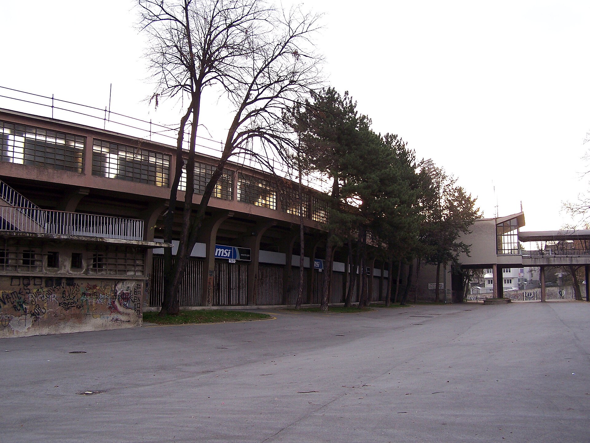 Partizan Stadium in Belgrade