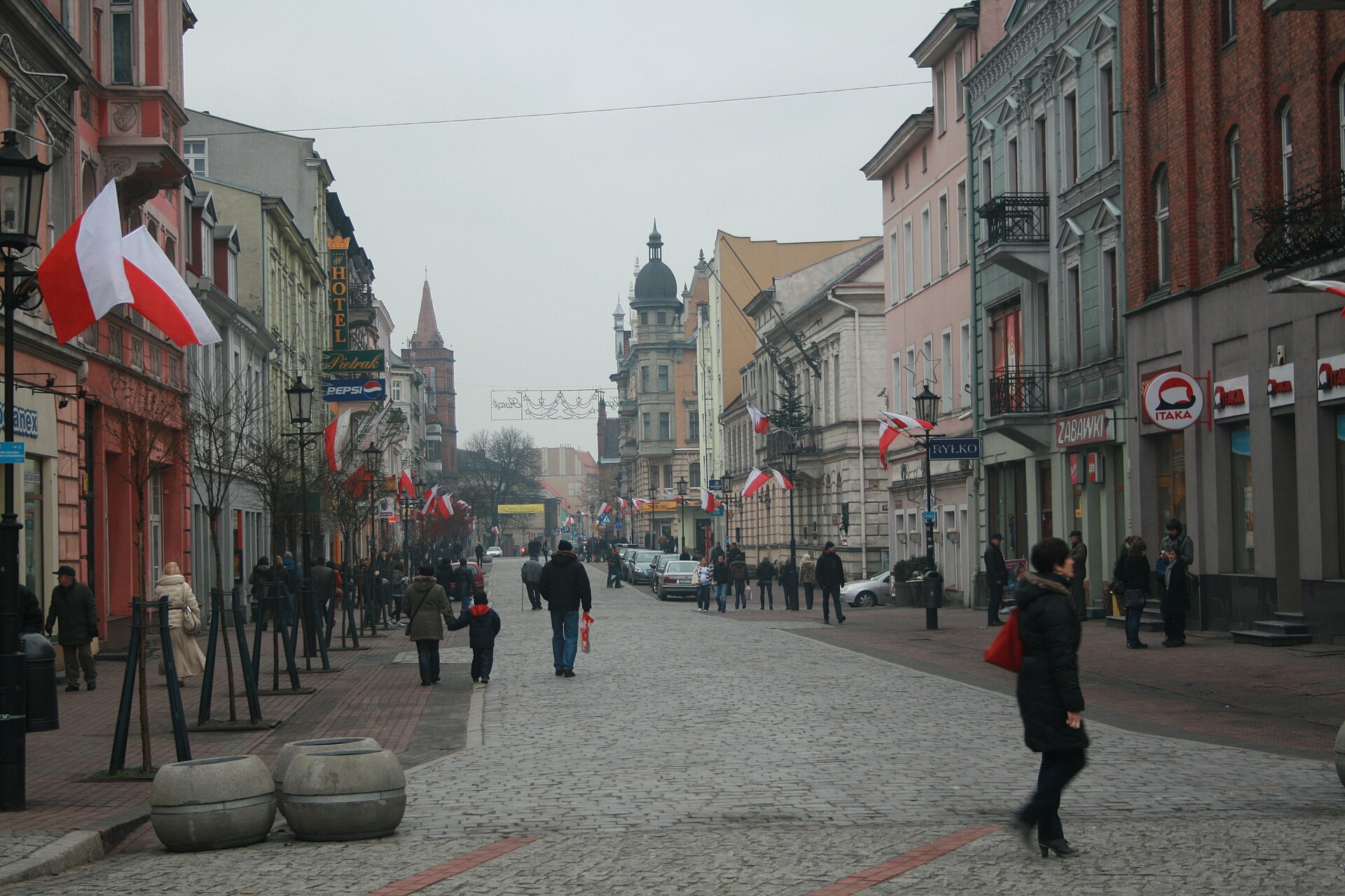 Boleslawa Chrobrego street, Gniezno, Poland