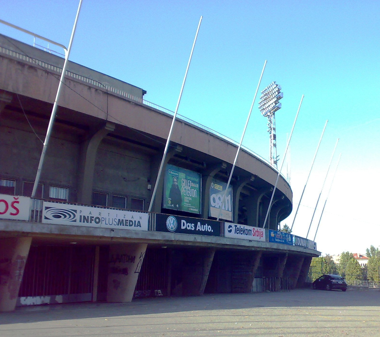 Red Star stadium in Belgrade, Serbia