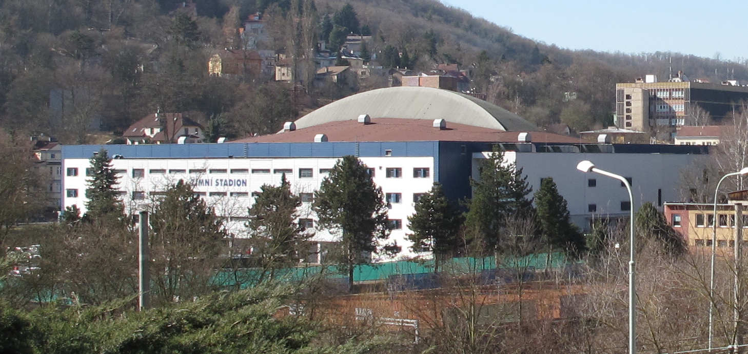 Winter stadium in Ústí nad Labem, the Czech Republic.