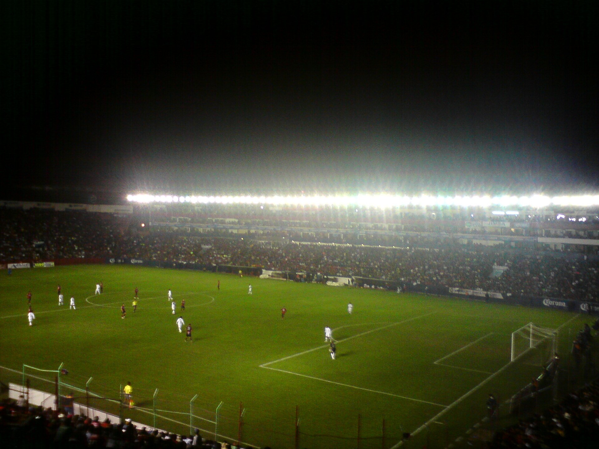 Team Irapuato FC in the semifinal against the sharks of the Veracruz in the stadium Sergio León Chávez.