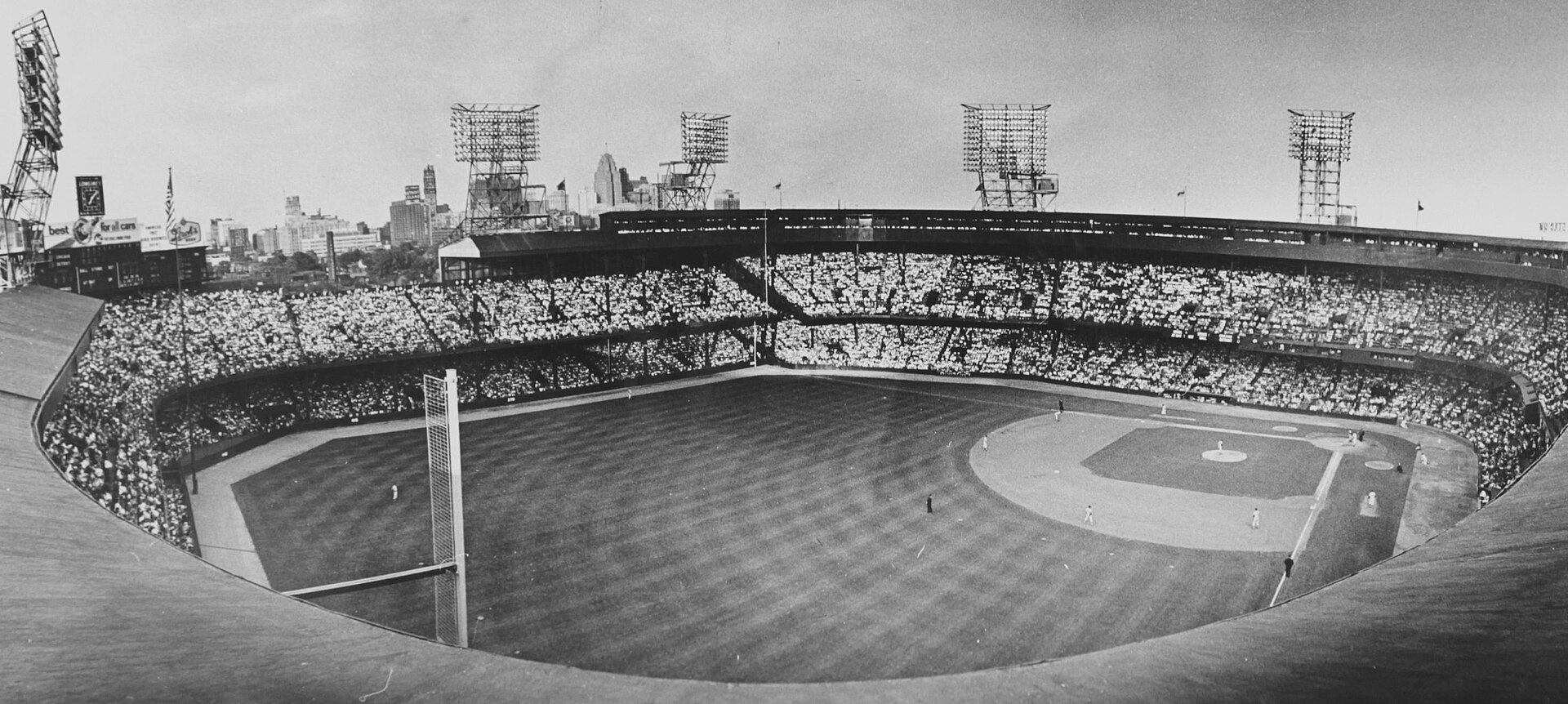 Tiger Stadium in Detroit, Michigan in 1961