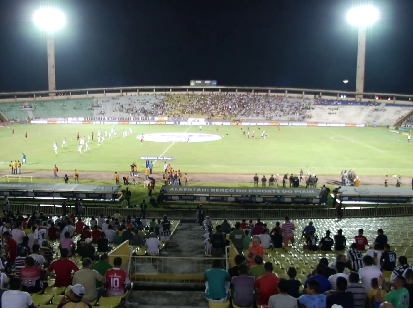 Estádio Albertão em Teresina, Piauí, Brasil.