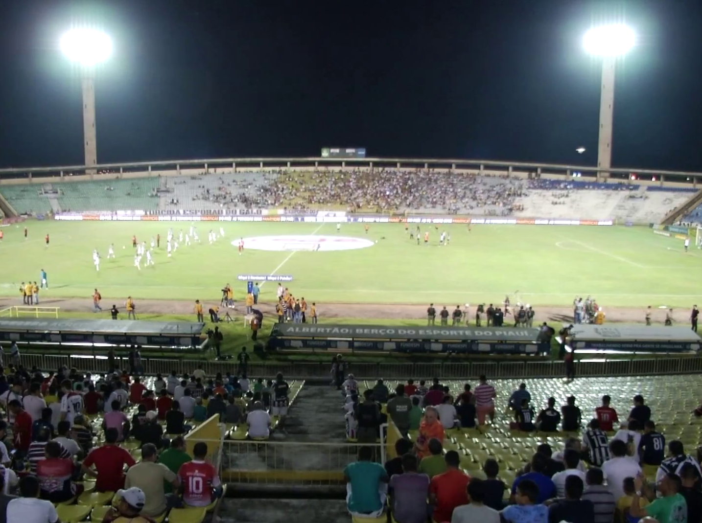 Estádio Albertão em Teresina, Piauí, Brasil.