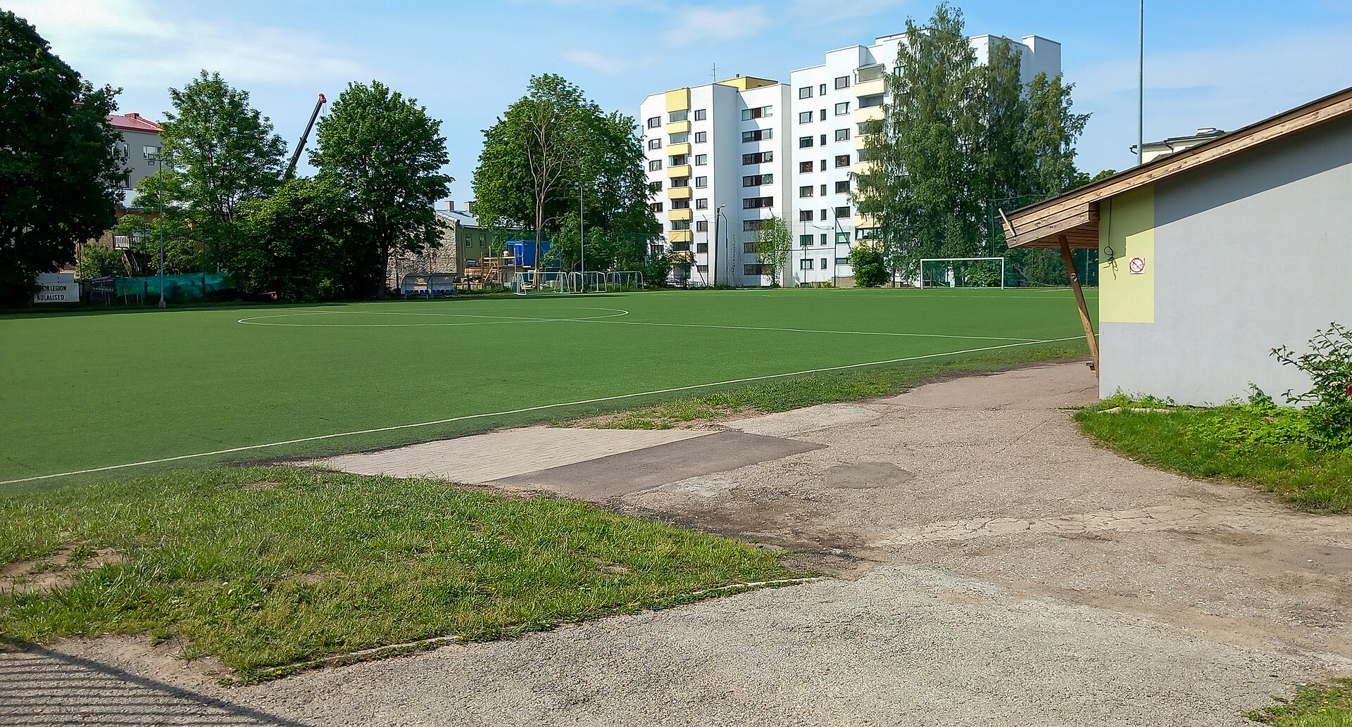 The Wismar Stadium in Tallinn, Estonia.