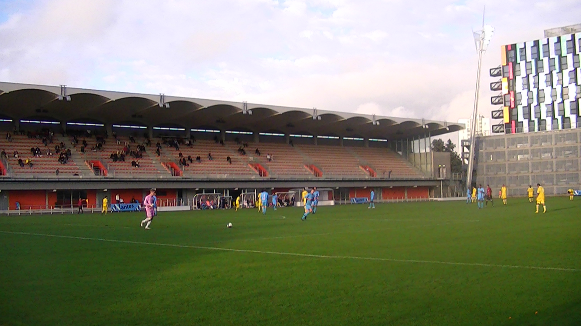 A Championnat de France amateur 2 match between FC Nantes and FC Tours, 10 September 2011. Nantes defeated Tours 4-0.