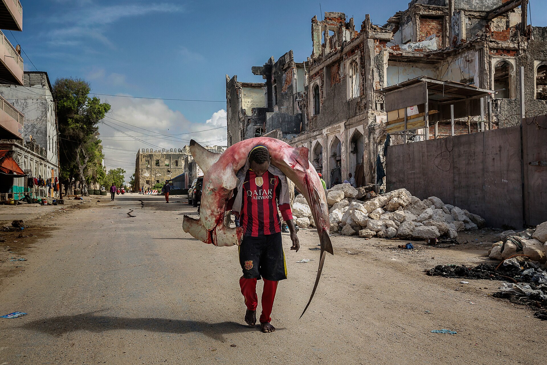 This is an image of "African people at work" from