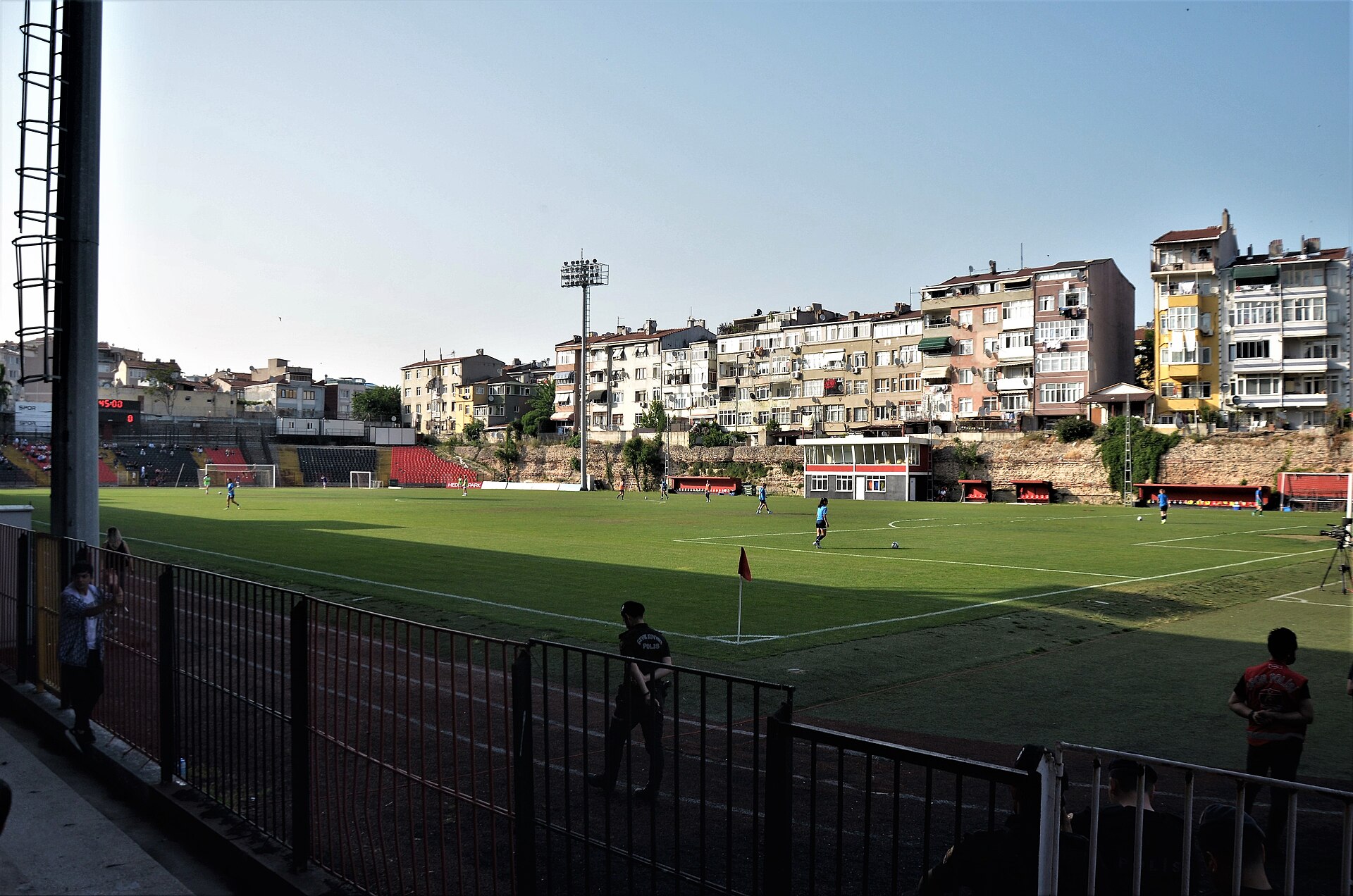Vefa Stadium at Karagümrük neighborhood of Fatih District in Istanbul, Turkey.