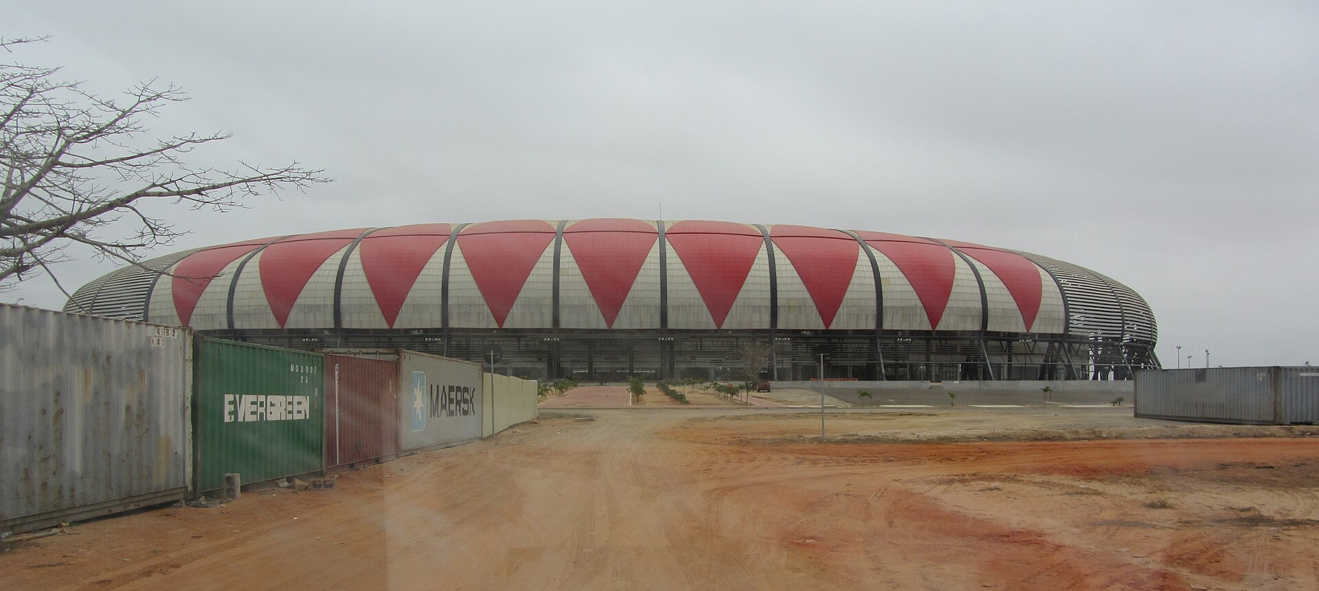 Approach to the Stadium 11 November from the West