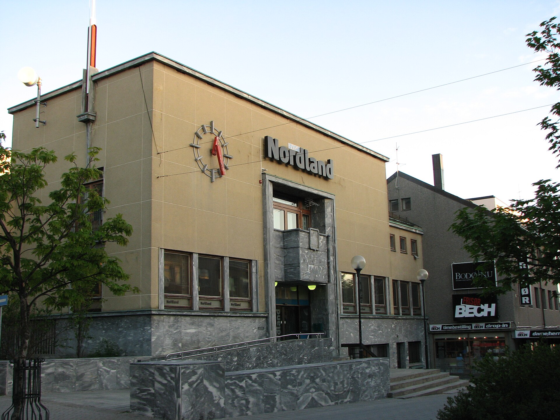 Storgata 38, Bodø, Avisa Nordlands kontorer, tidligere kontorer til Nordlandsbanken