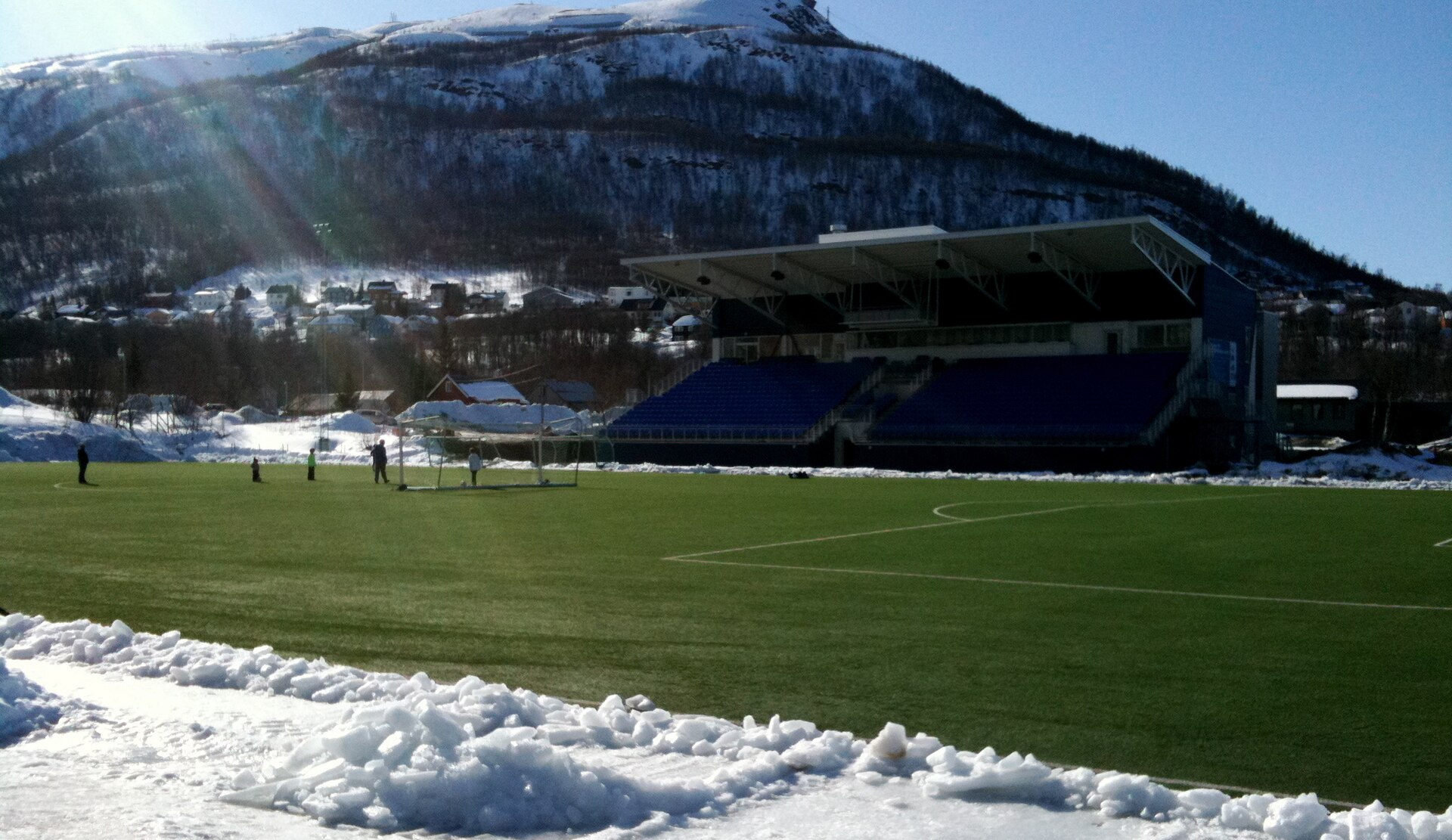 Tromsdalen stadion, in Tromsø, Norway