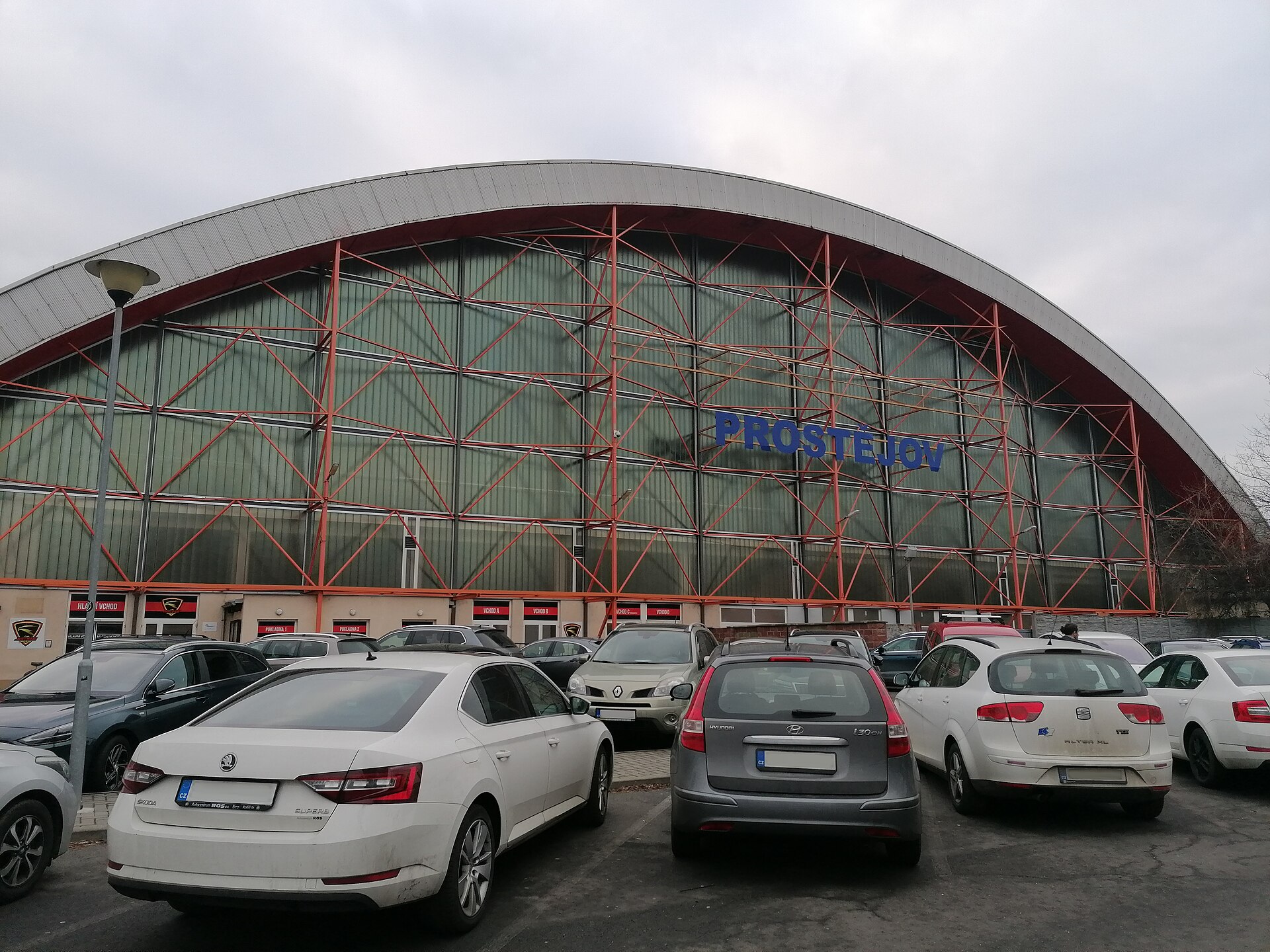 Ice hockey arena in Prostějov, Czech Republic