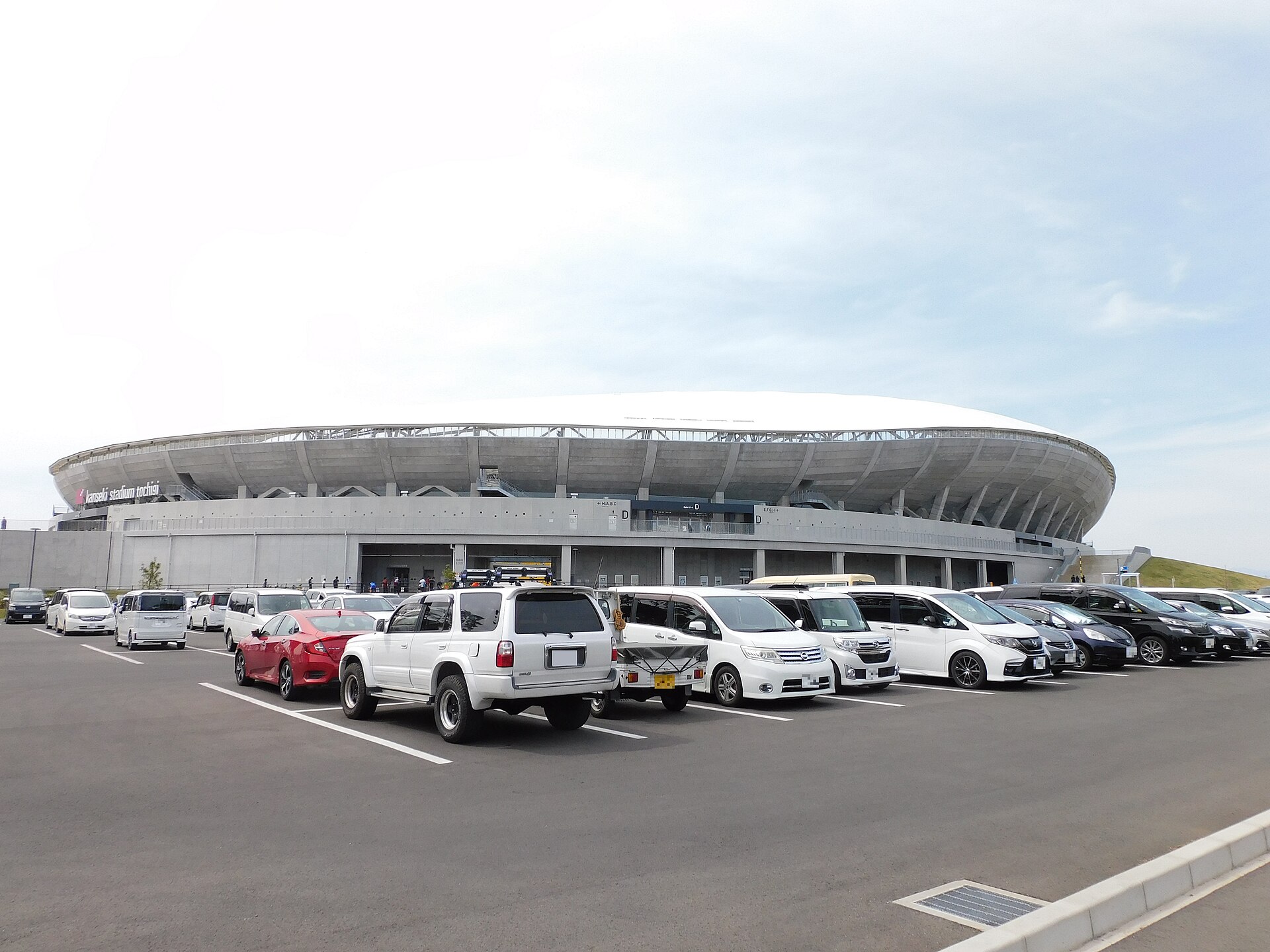 Kanseki Stadion Tochigi, Utsunomiya, Japan