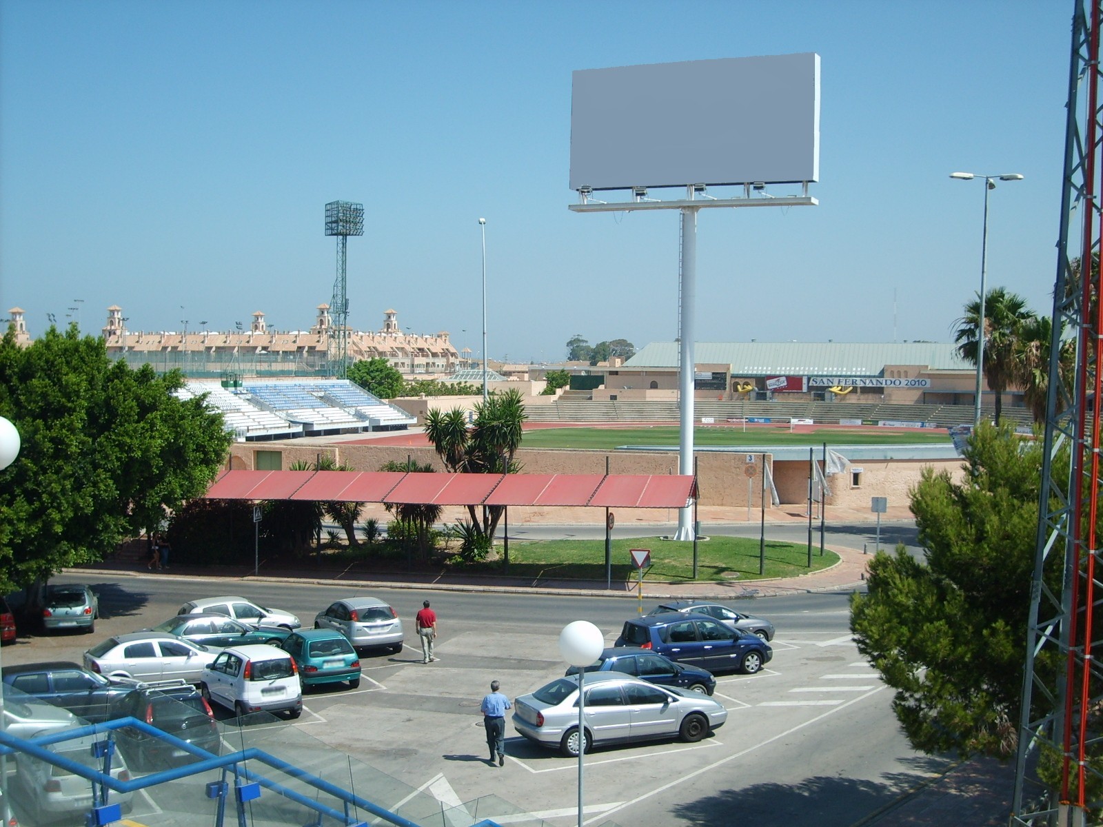 Bahía Sur" soccer stadium, from Club Deportivo San Fernando, which plays in Spanish Soccer League.