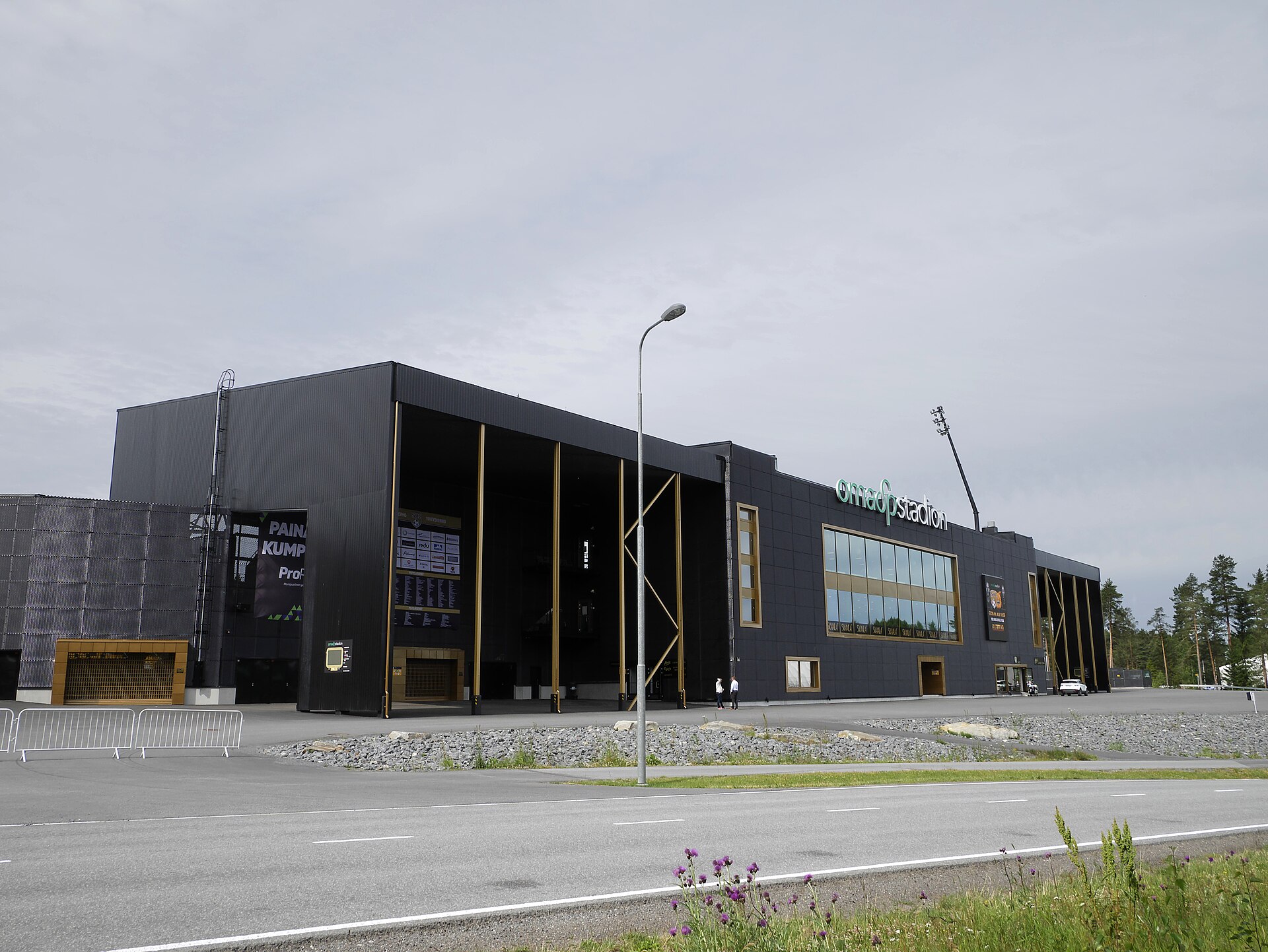 OmaSp Stadion in Seinäjoki, Finland.