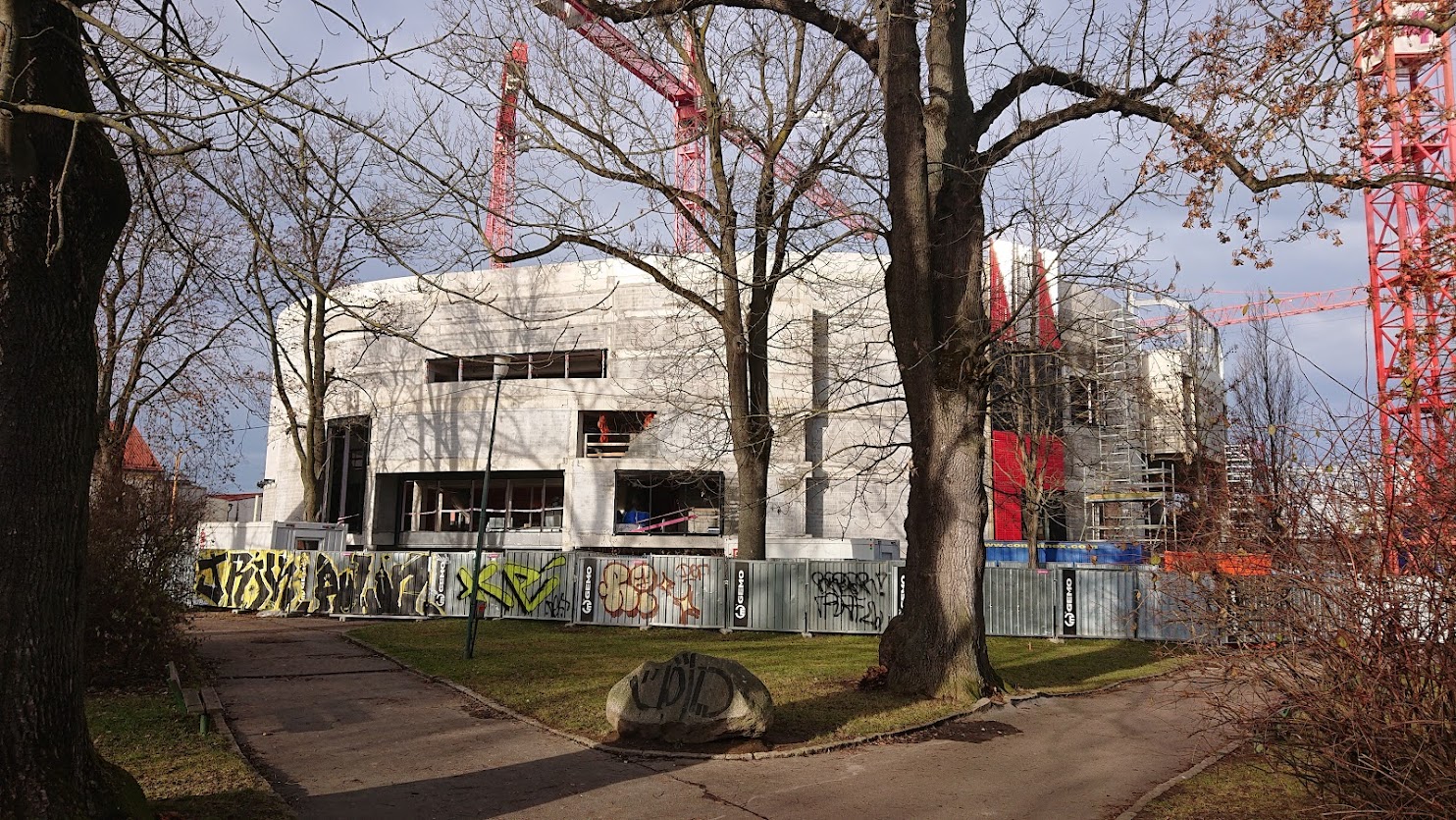 Building of Horácká aréna stadium in Jihlava, Czech Republic