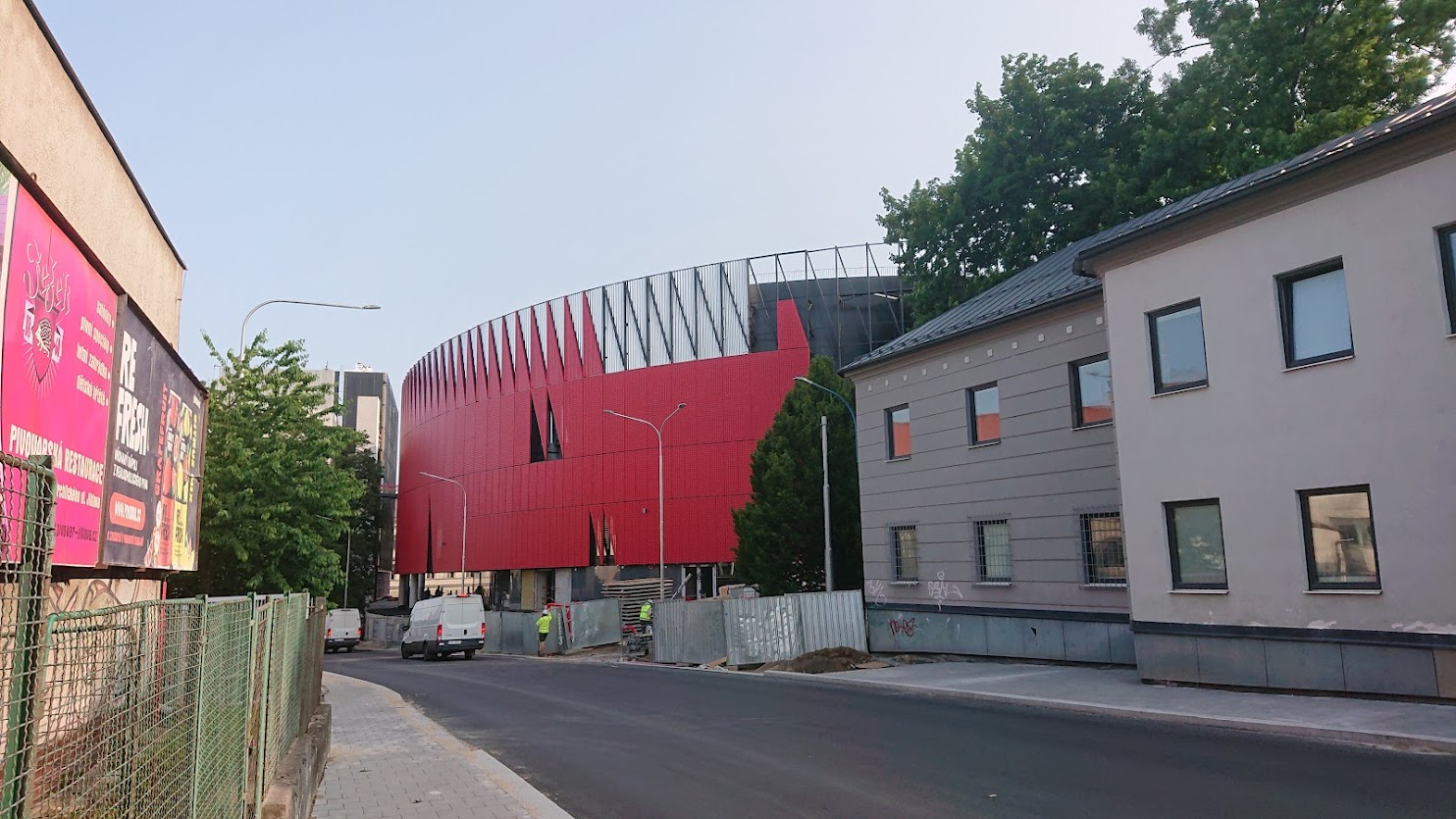 Building of Horácká aréna stadium in Jihlava, Czech Republic - June 2025