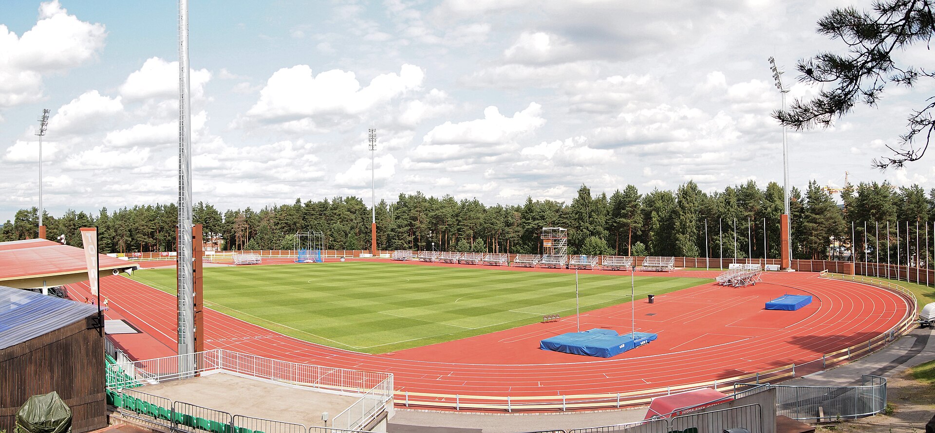 Harju stadium in Jyväskylä.