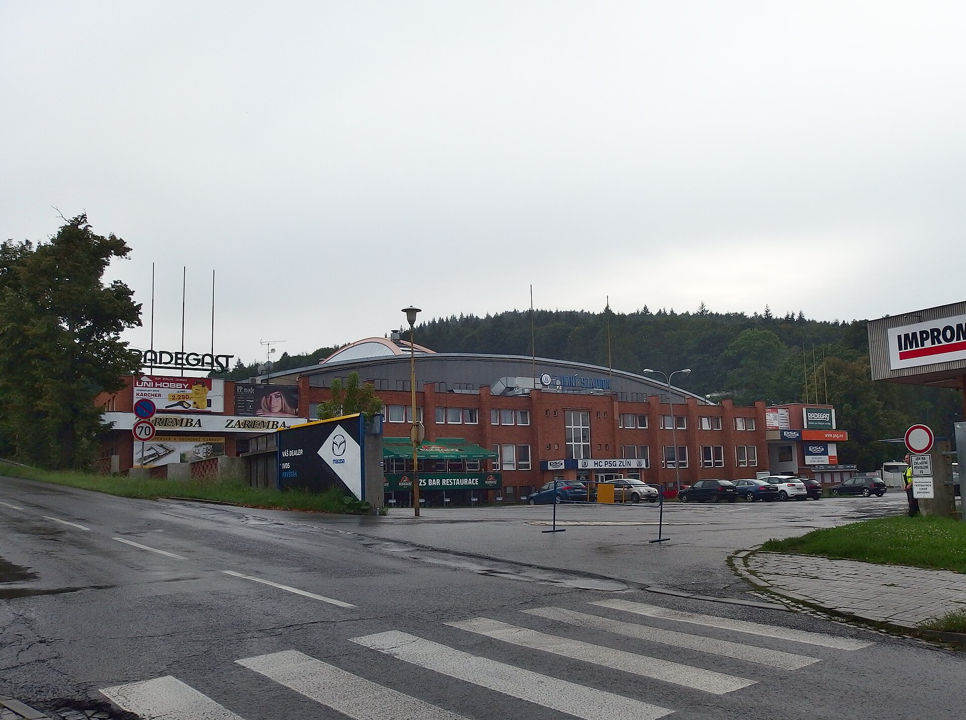 Zlín, Czech Republic, Ice hockey stadium.
